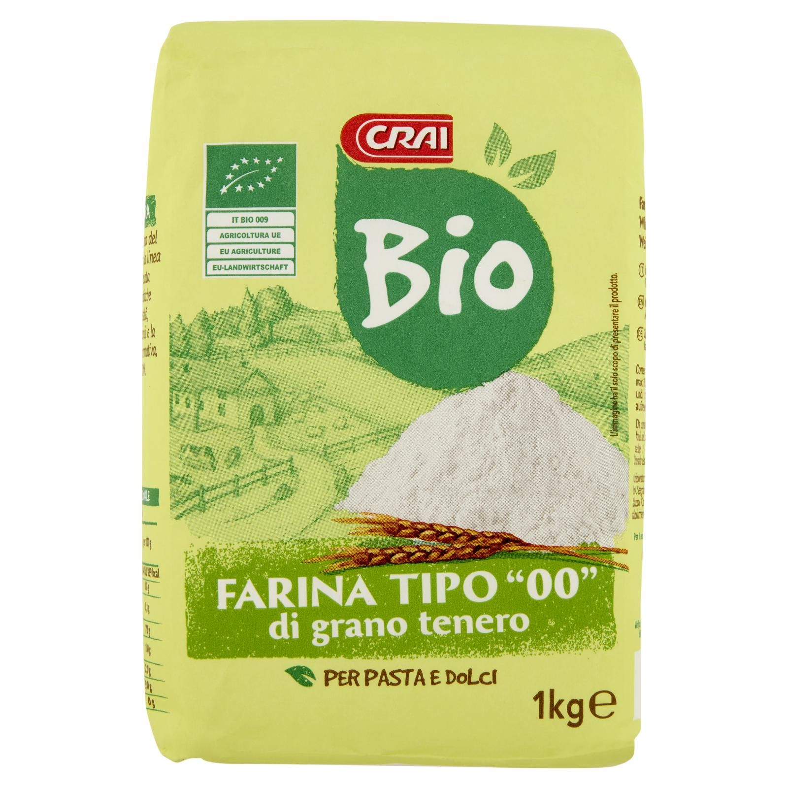 Crai Bio Farina Tipo "00" di grano tenero 1 kg