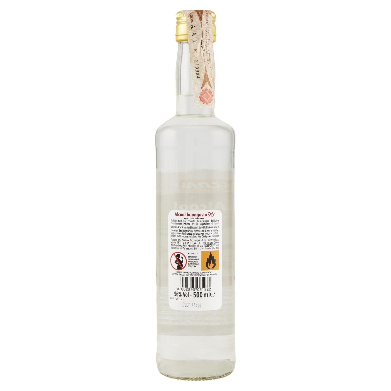 ALCOOL BUONGUSTO CRAI 96 CL50