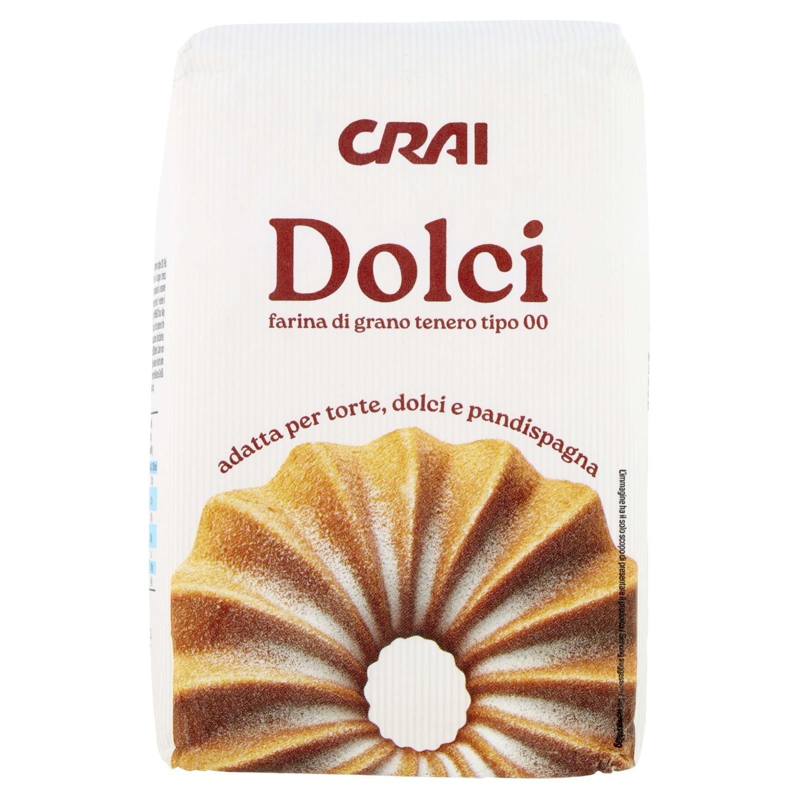 Crai Dolci farina di grano tenero 00 1000 g