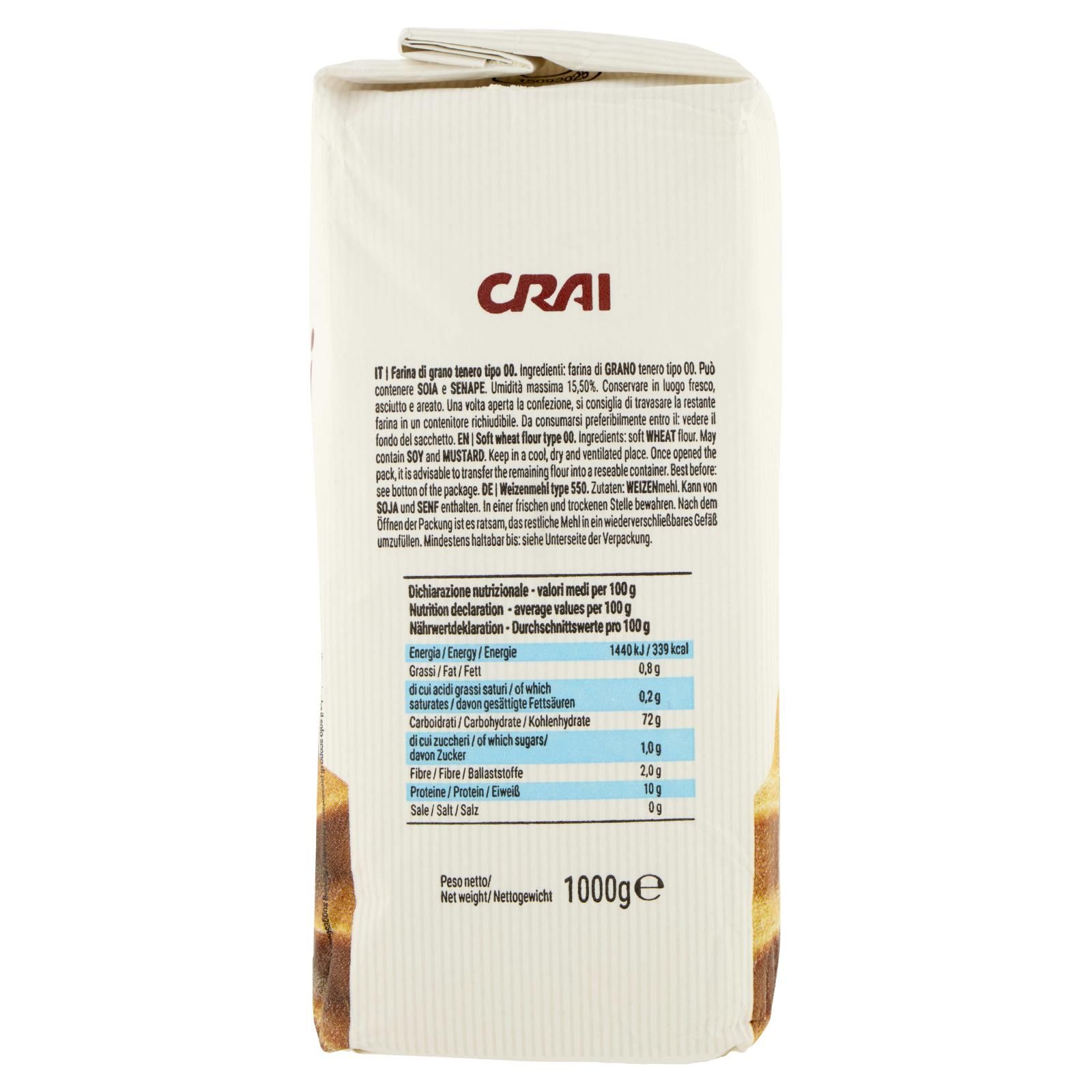 Crai Dolci farina di grano tenero 00 1000 g