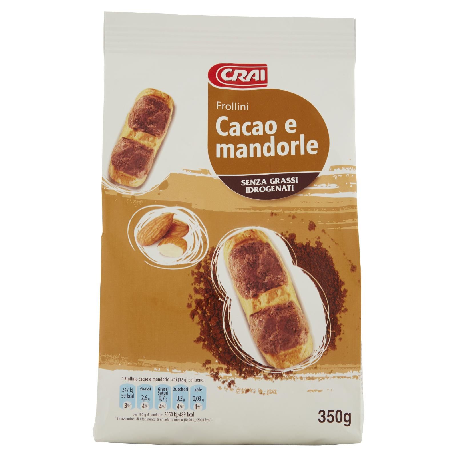 Crai Frollini Cacao e mandorle 350 g