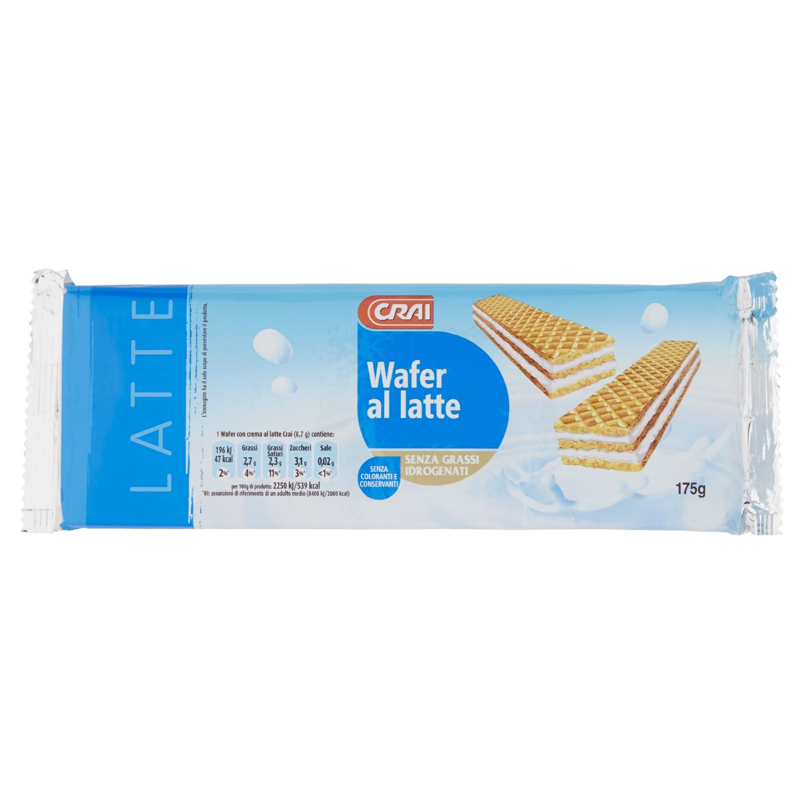 Crai Wafer al latte 175 g