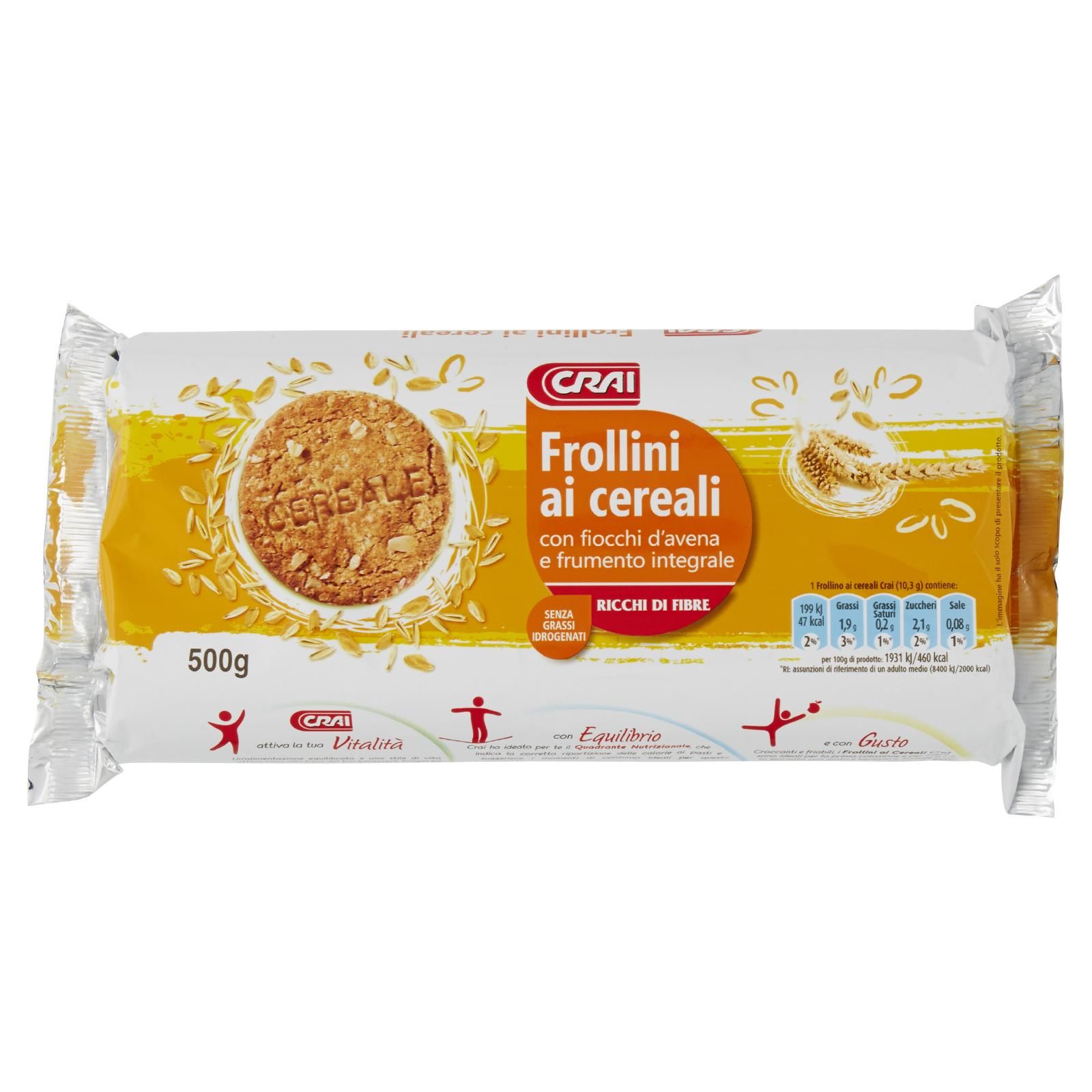Crai Frollini ai cereali 500 g