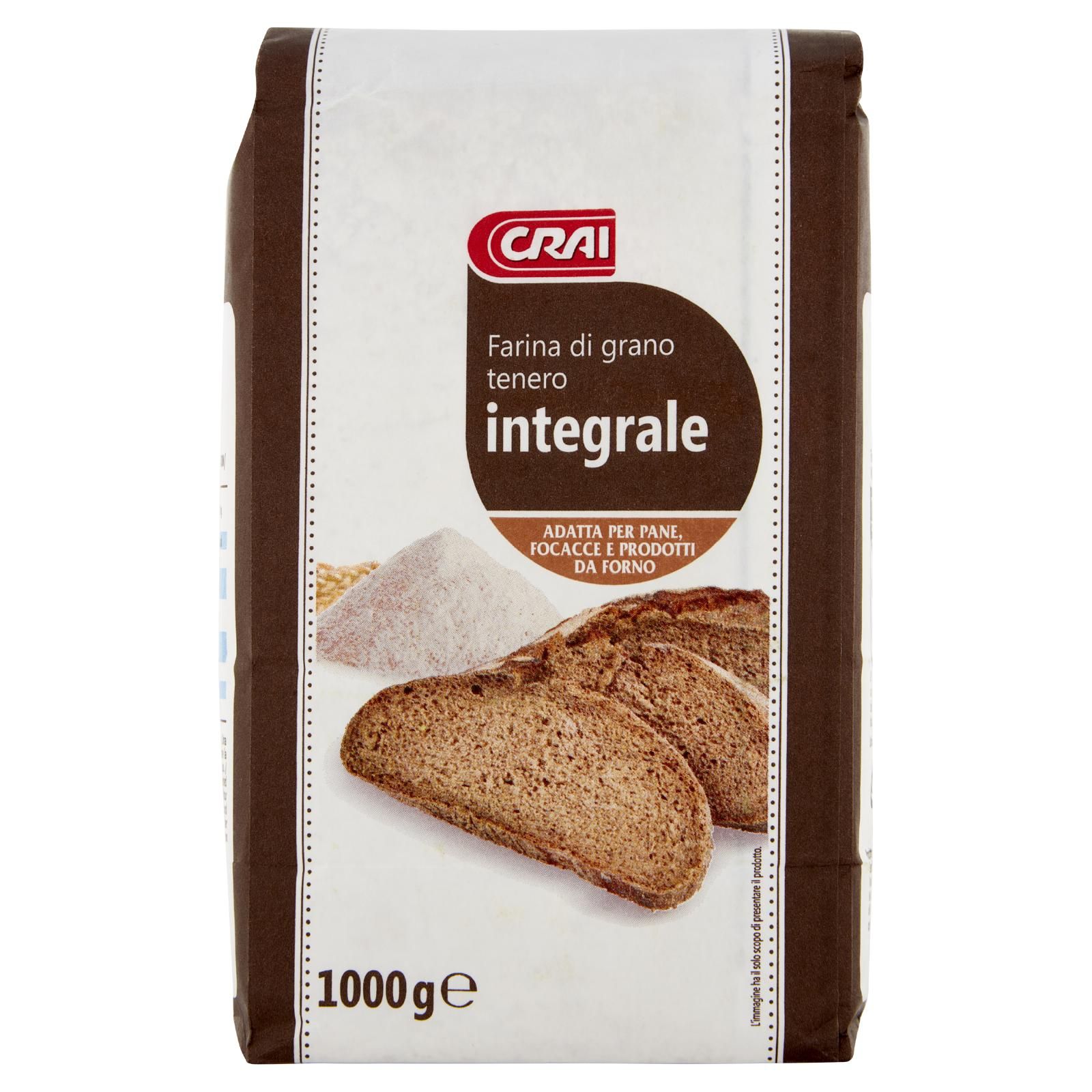 Crai Farina di grano tenero integrale 1000 g