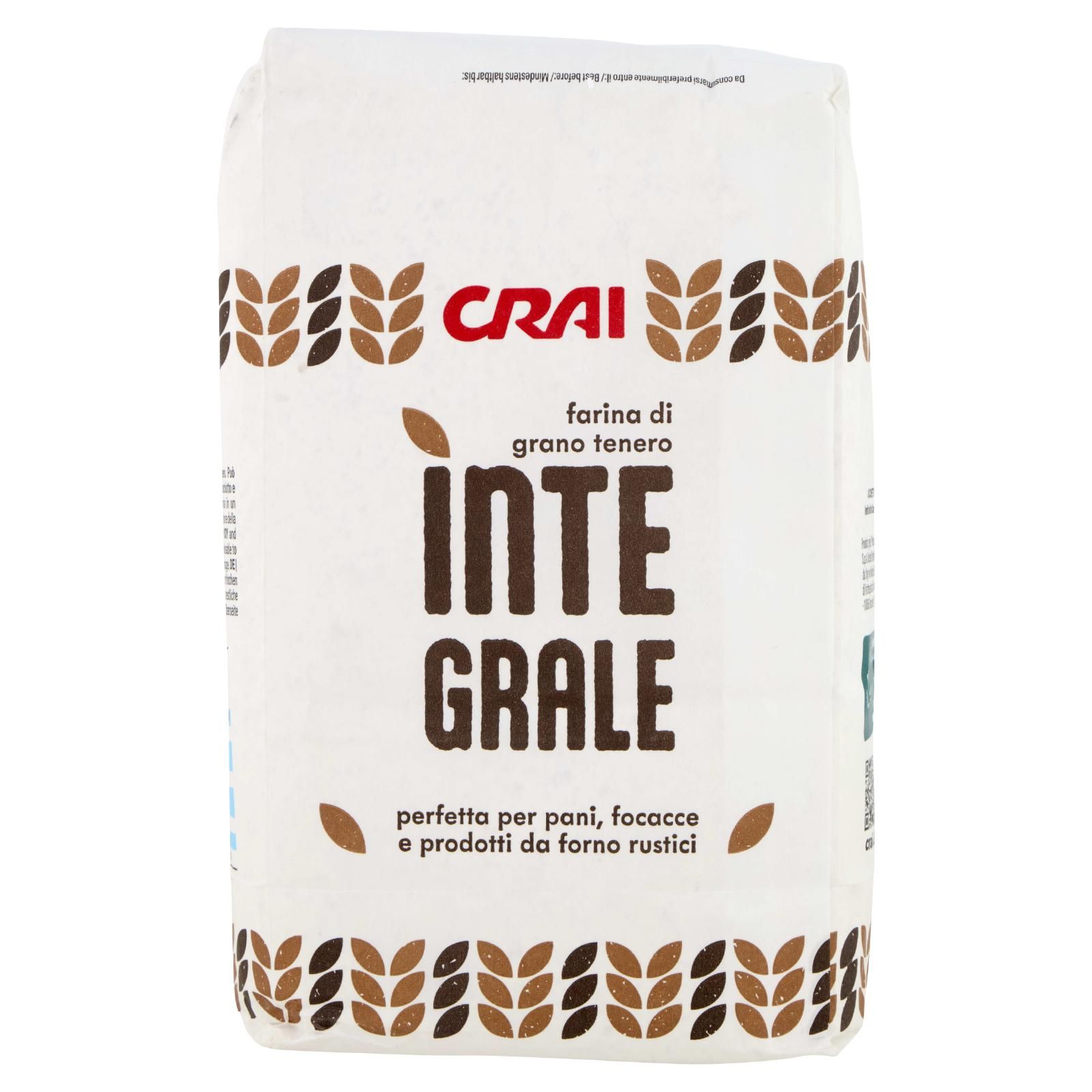 Crai Farina di grano tenero integrale 1000 g