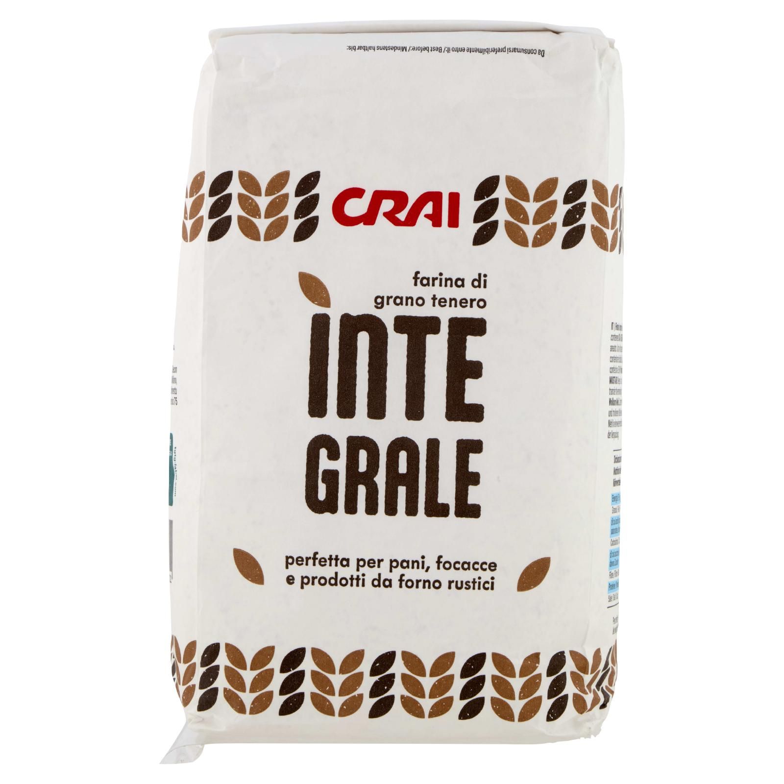 Crai Farina di grano tenero integrale 1000 g