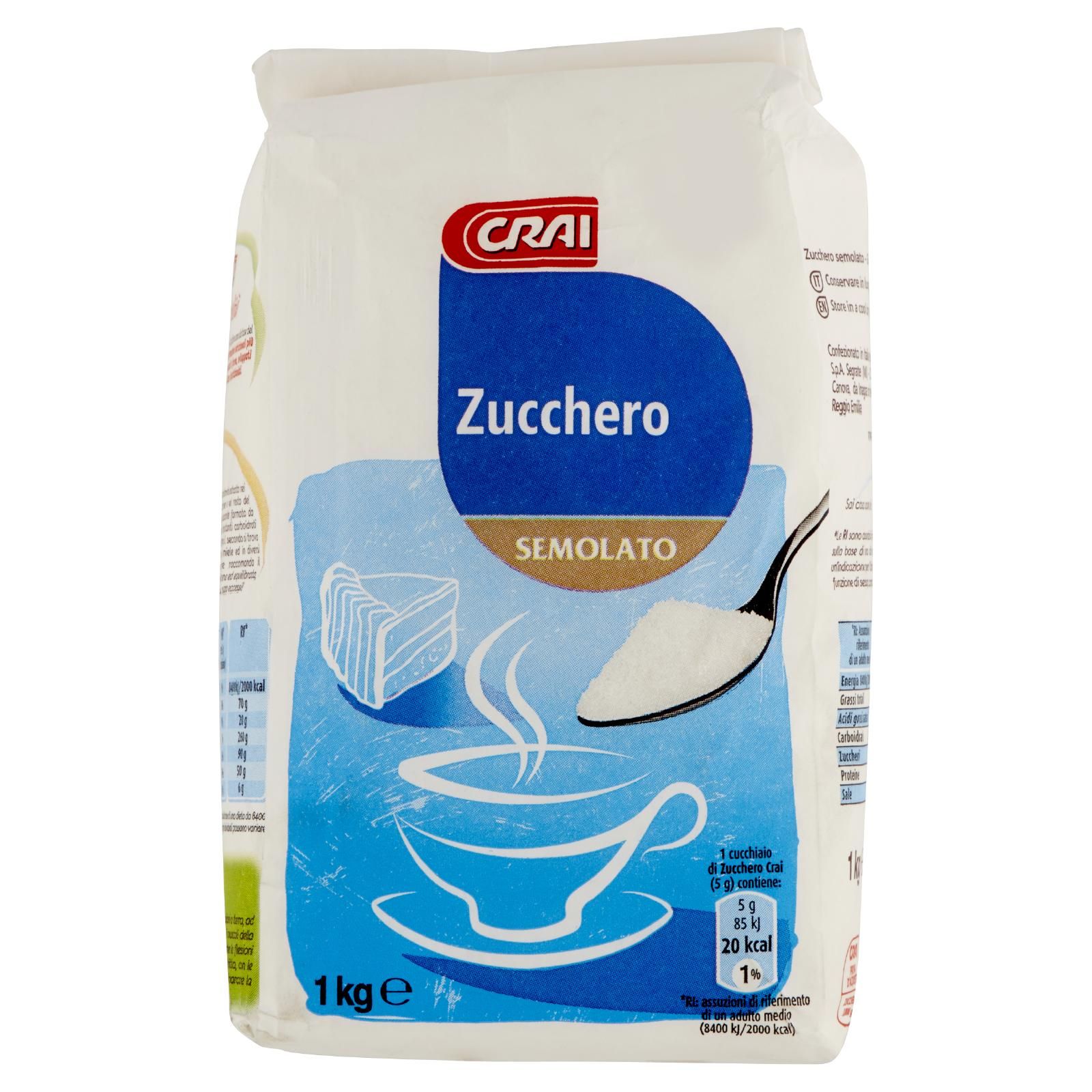 Crai Zucchero Semolato 1 kg