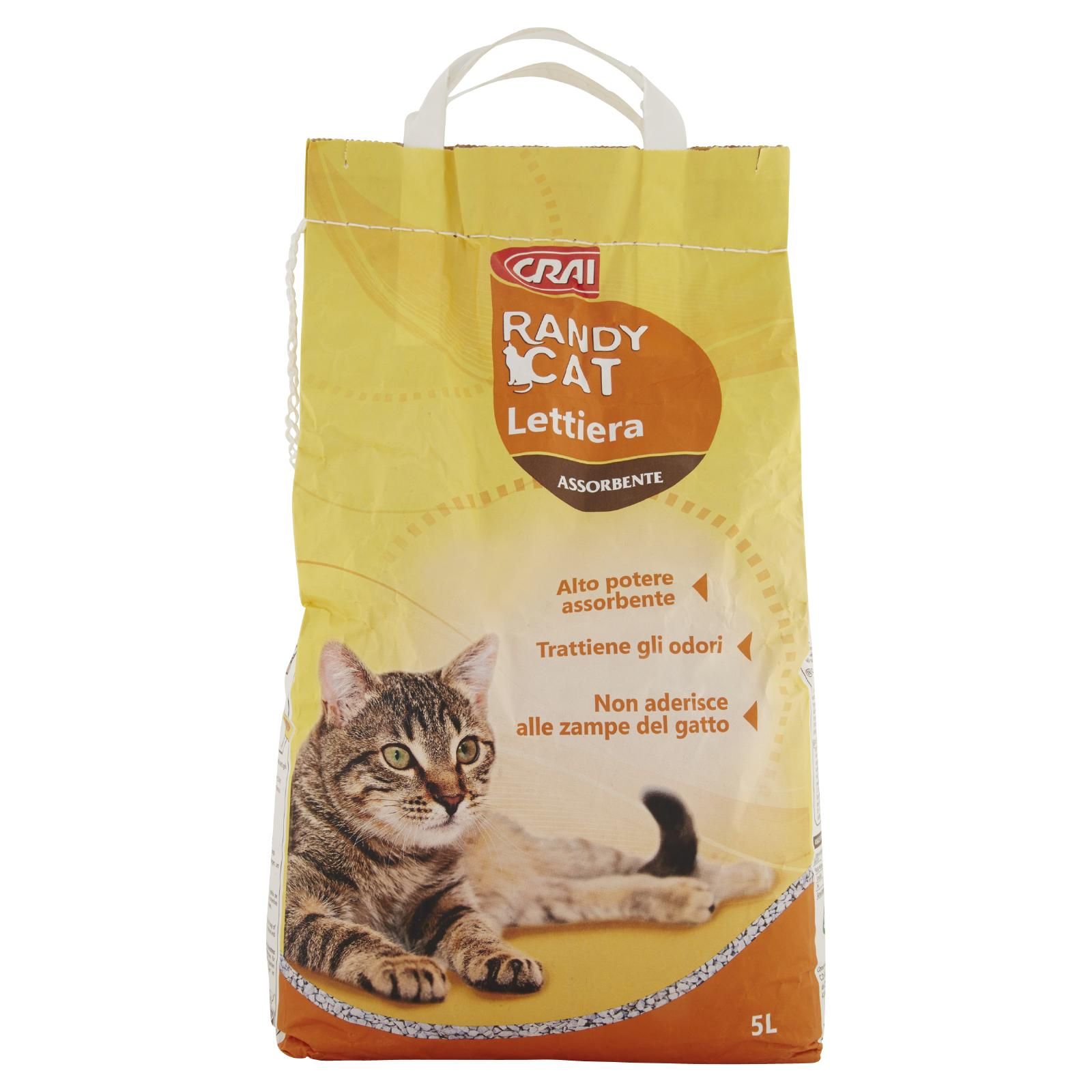 Crai Randy Cat Lettiera Assorbente 5 L