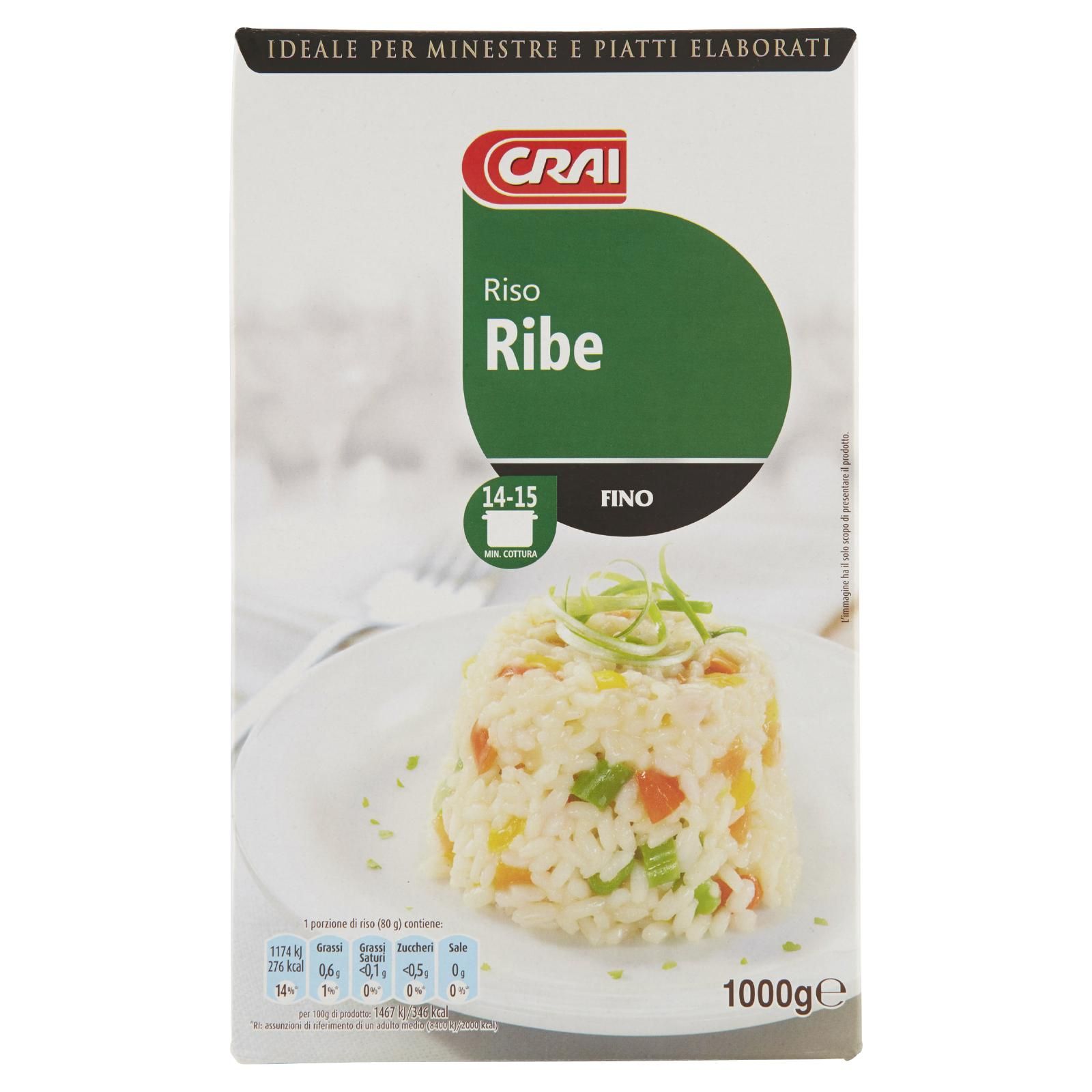Crai Riso Ribe Fino 1000 g