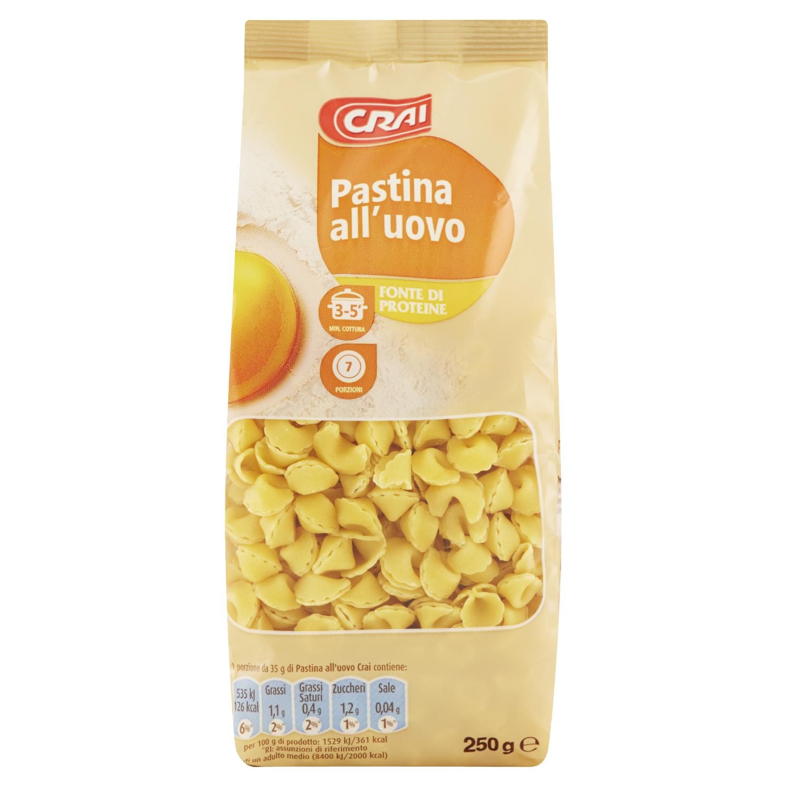 Crai Pastina all'uovo 30 Sorprese 250 g