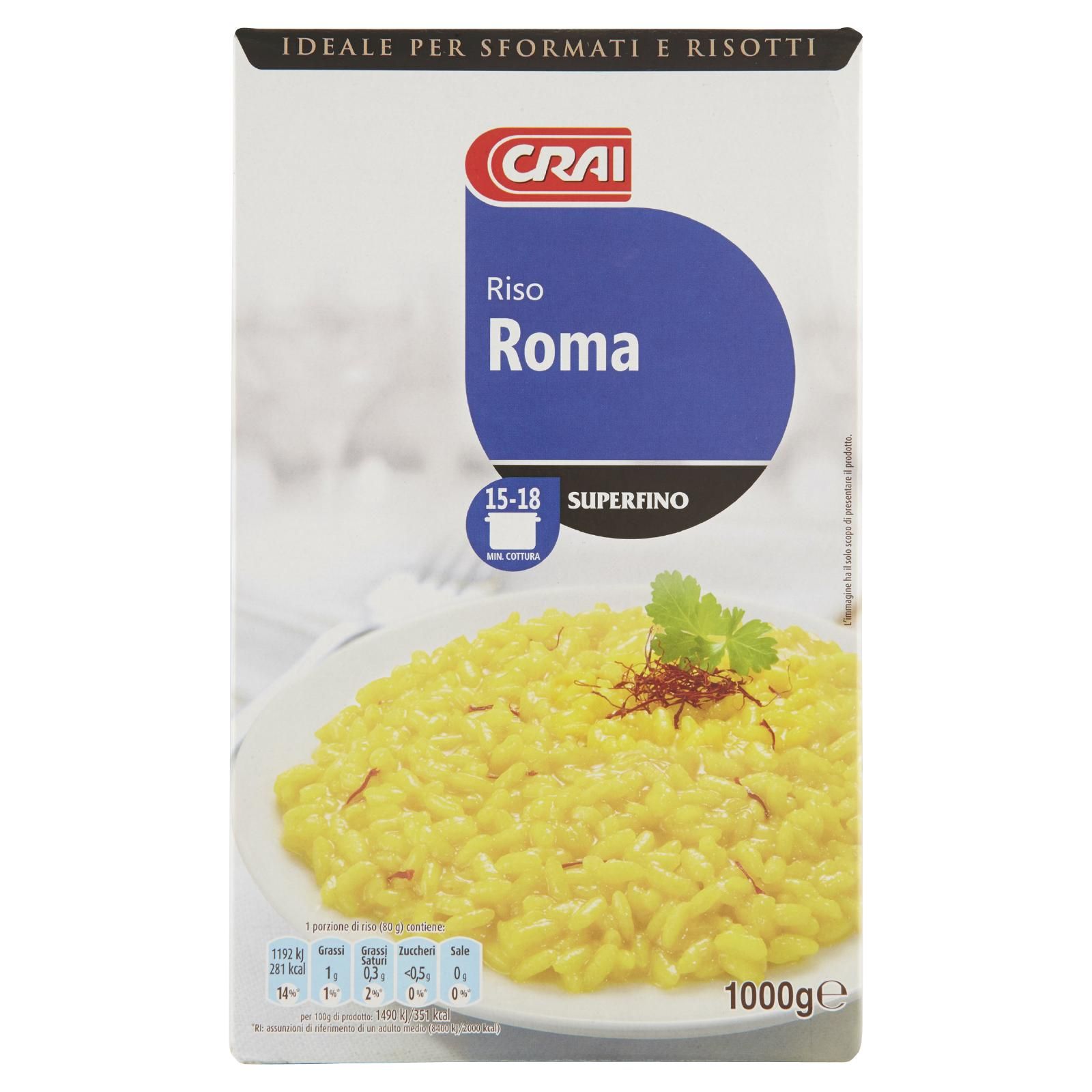 Crai Riso Roma Superfino 1000 g