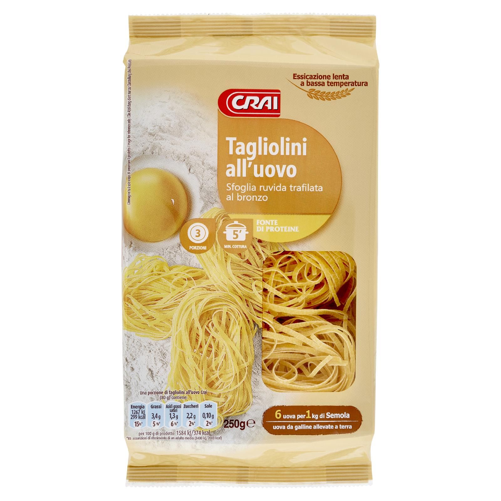 Crai Tagliolini all'uovo 250 g