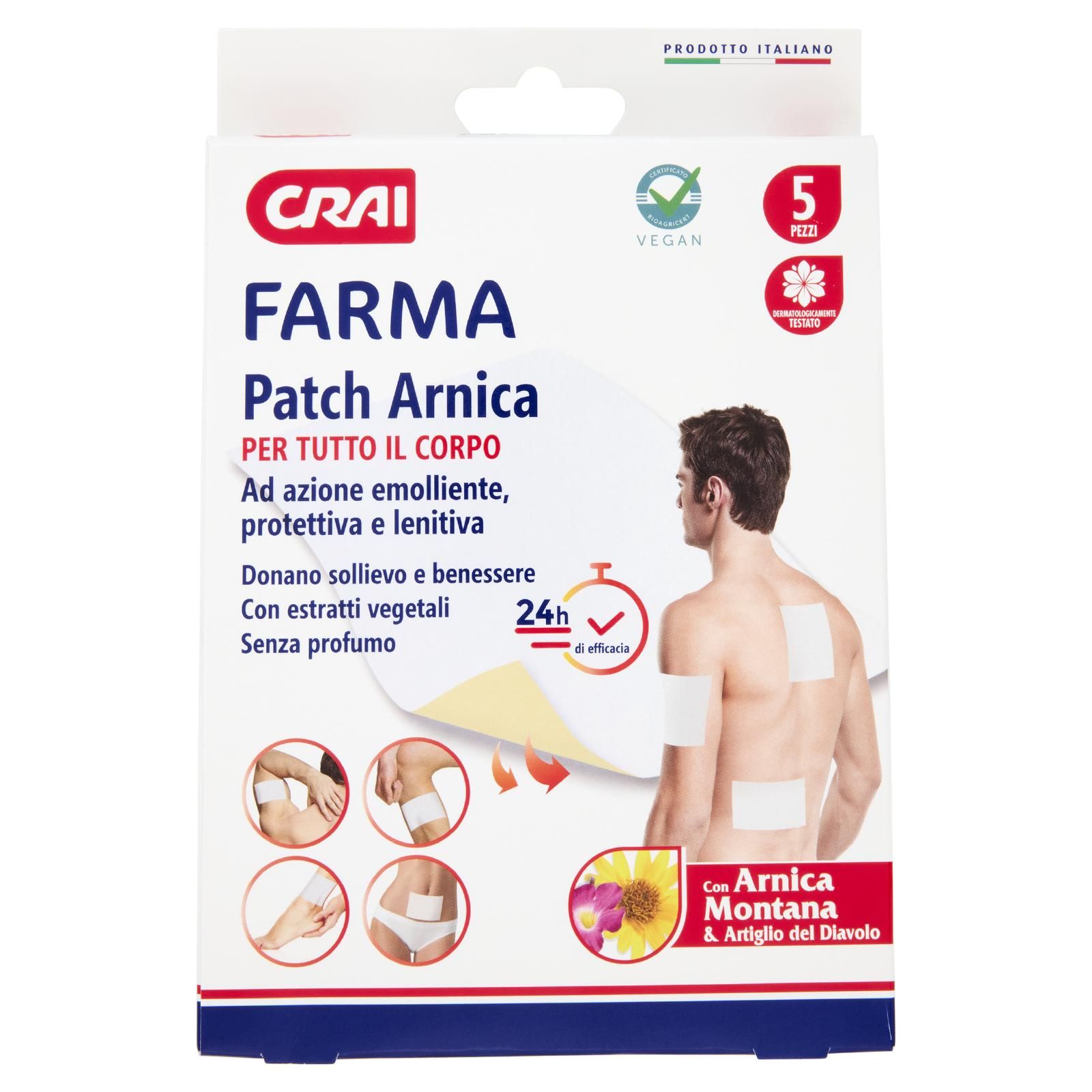 Crai Farma Patch Arnica Per Tutto Il Corpo 5 pz