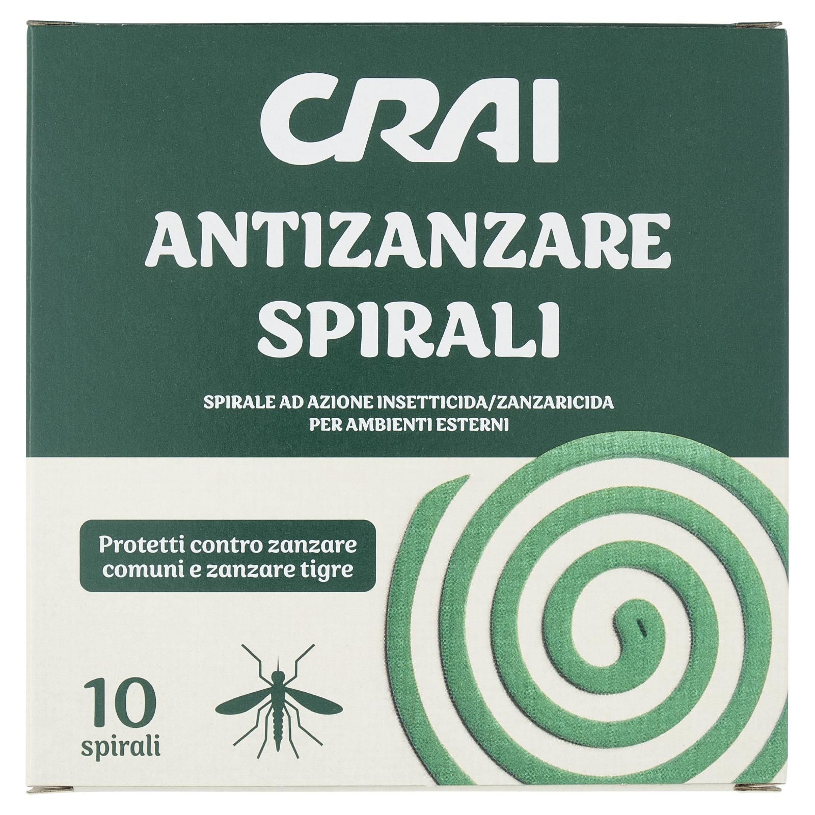 Crai Antizanzare Spirali 10 pz
