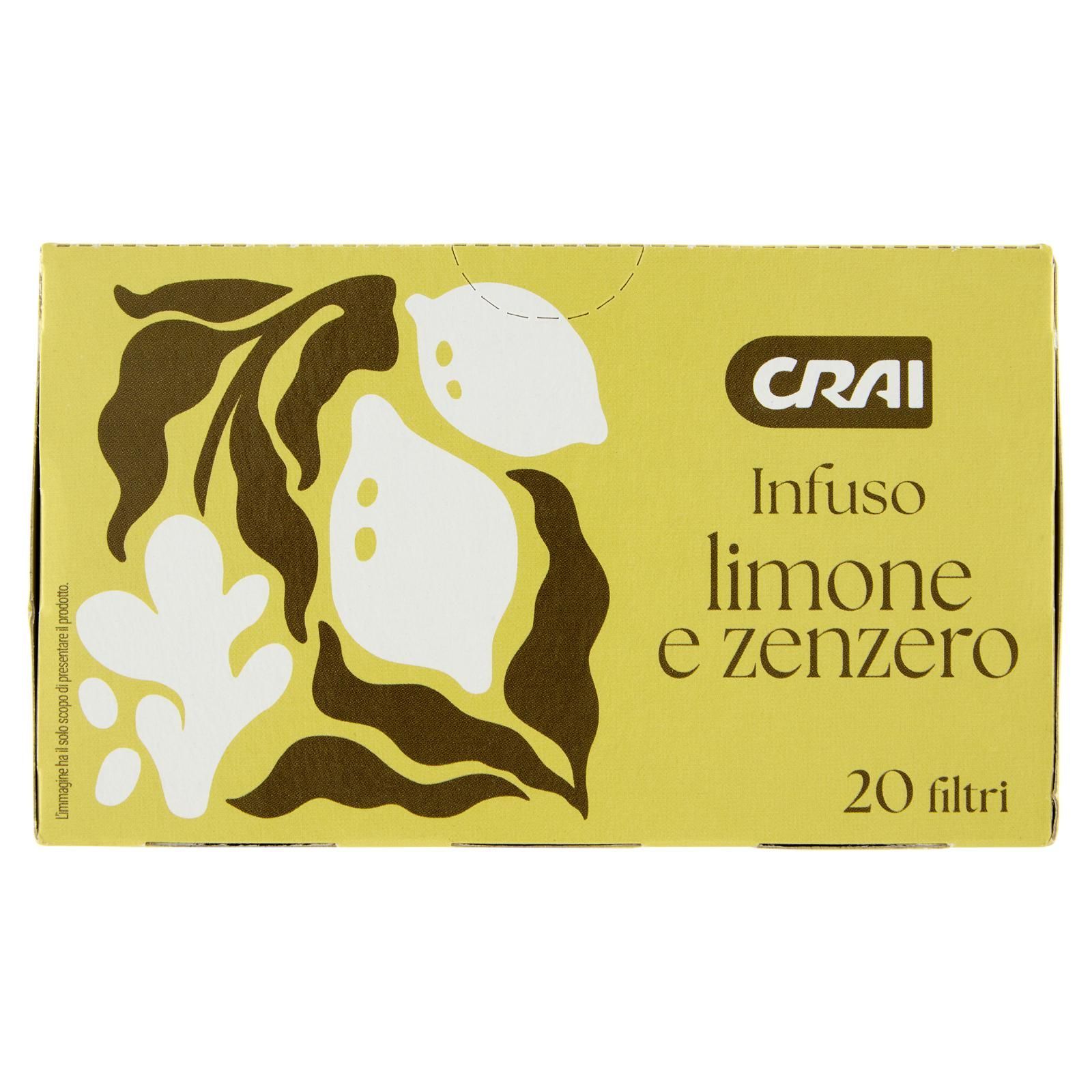 Crai Infuso limone e zenzero 20 x 2 g