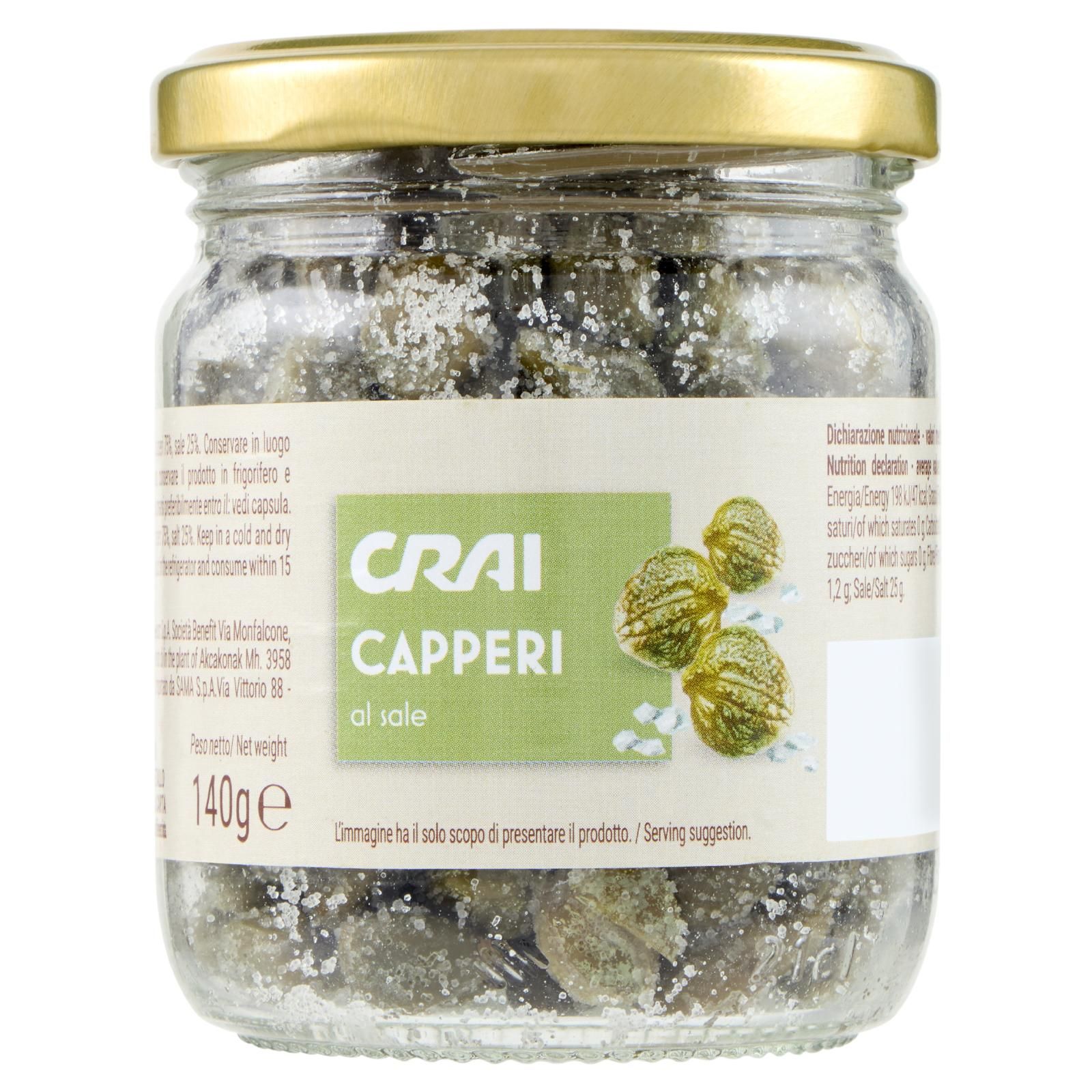 Crai Capperi al sale 140 g