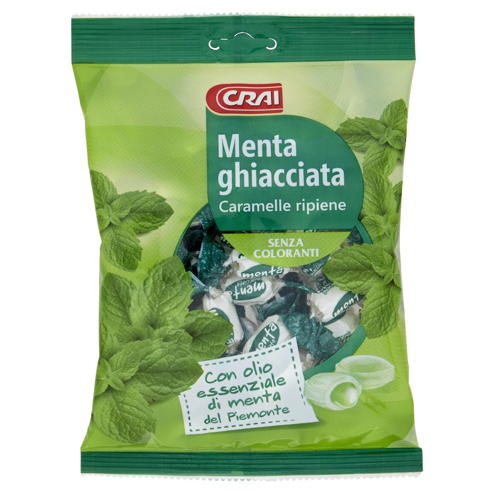 Crai Menta ghiacciata Caramelle ripiene 200 g