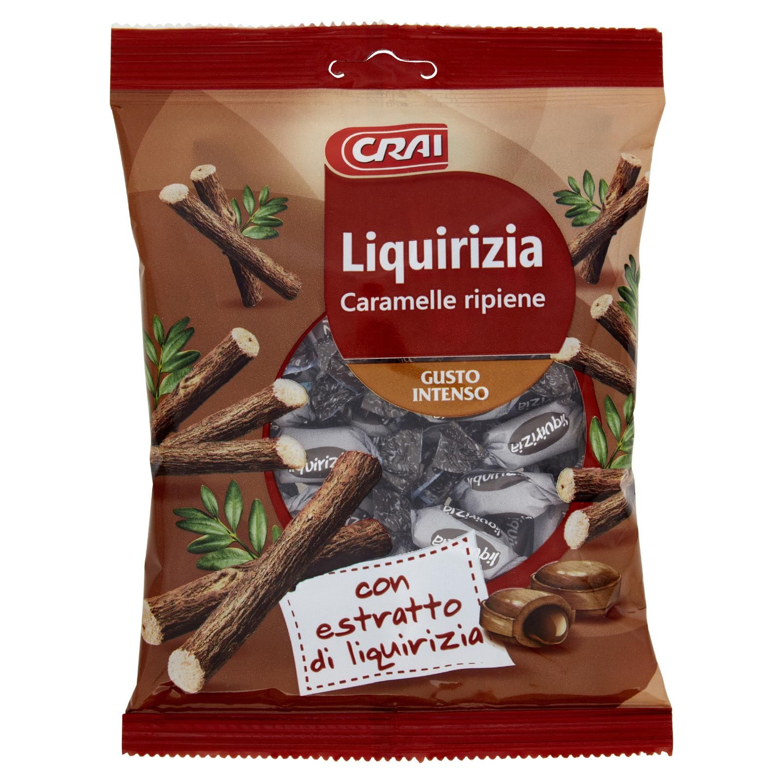 Crai Liquirizia Caramelle ripiene 200 g