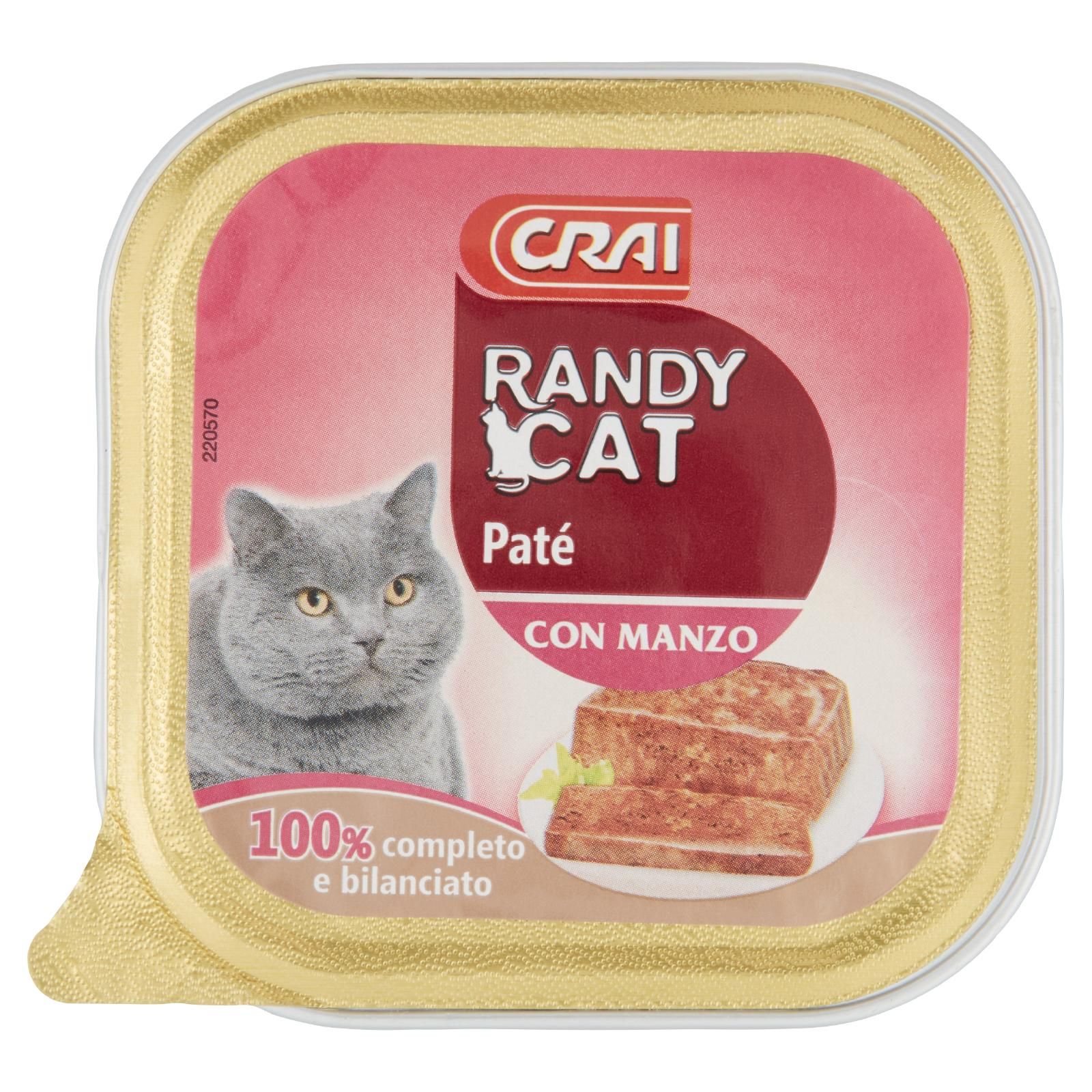 Crai Randy Cat Paté Con Manzo 100 g