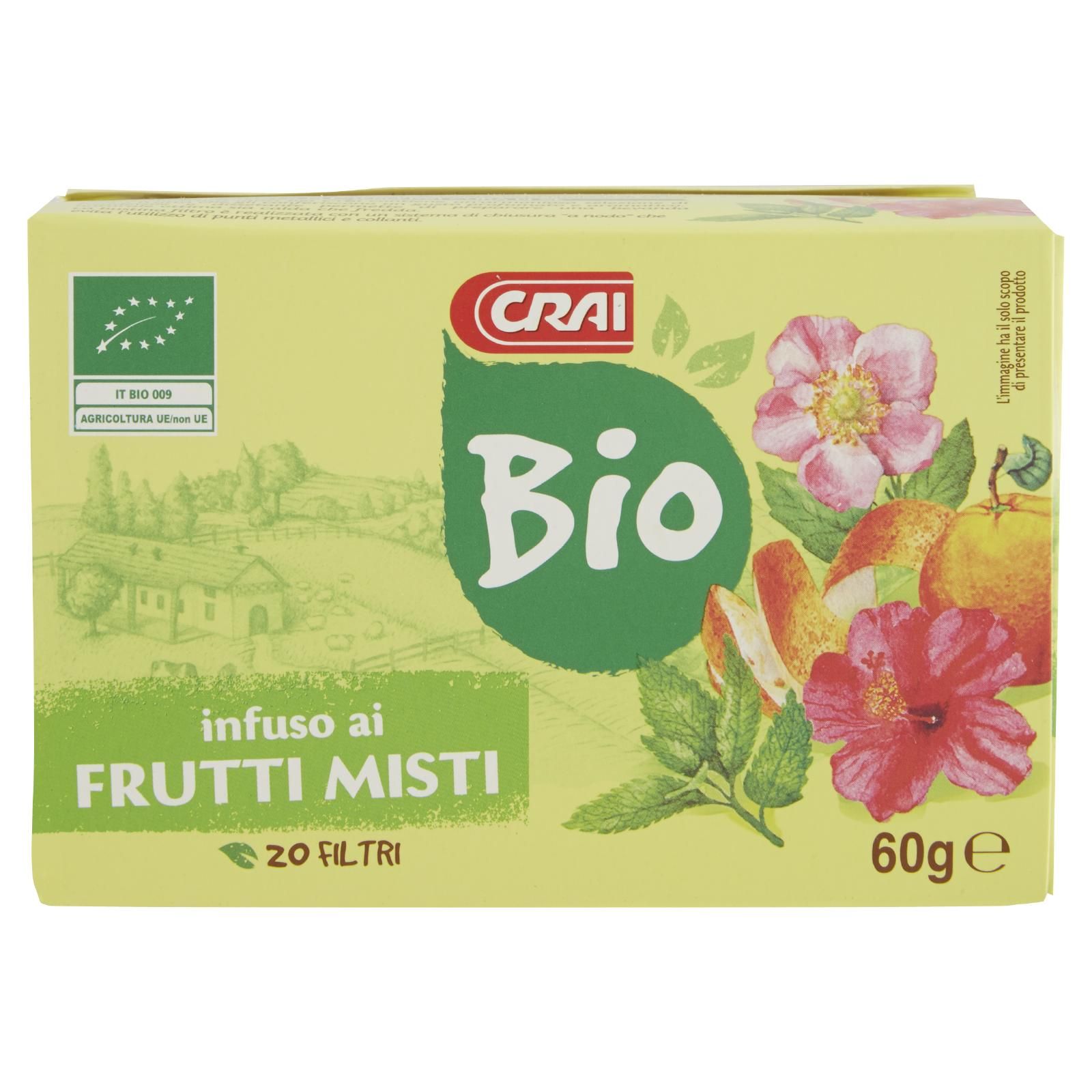 Crai Bio infuso ai Frutti Misti 20 x 3 g