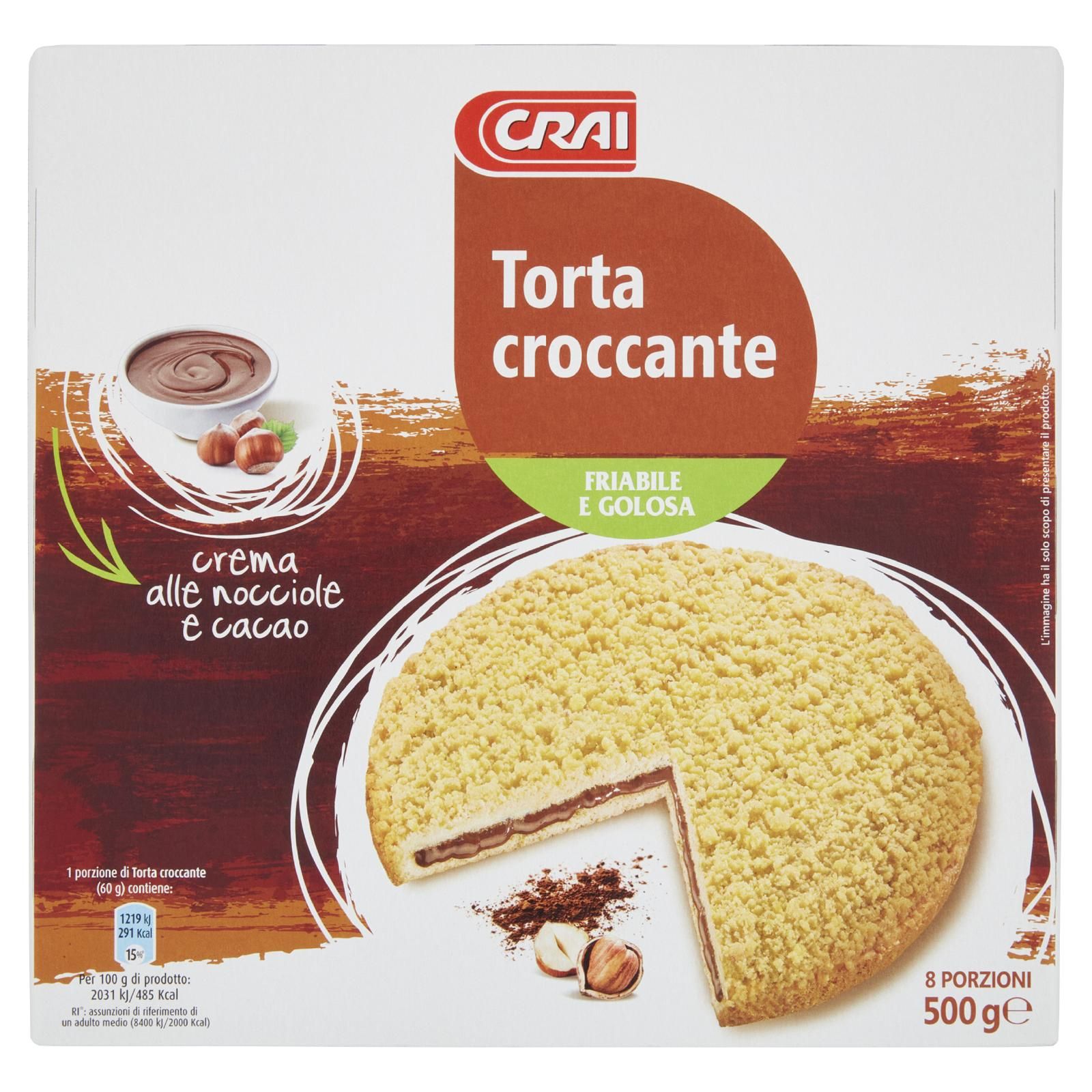 Crai Torta croccante 500 g