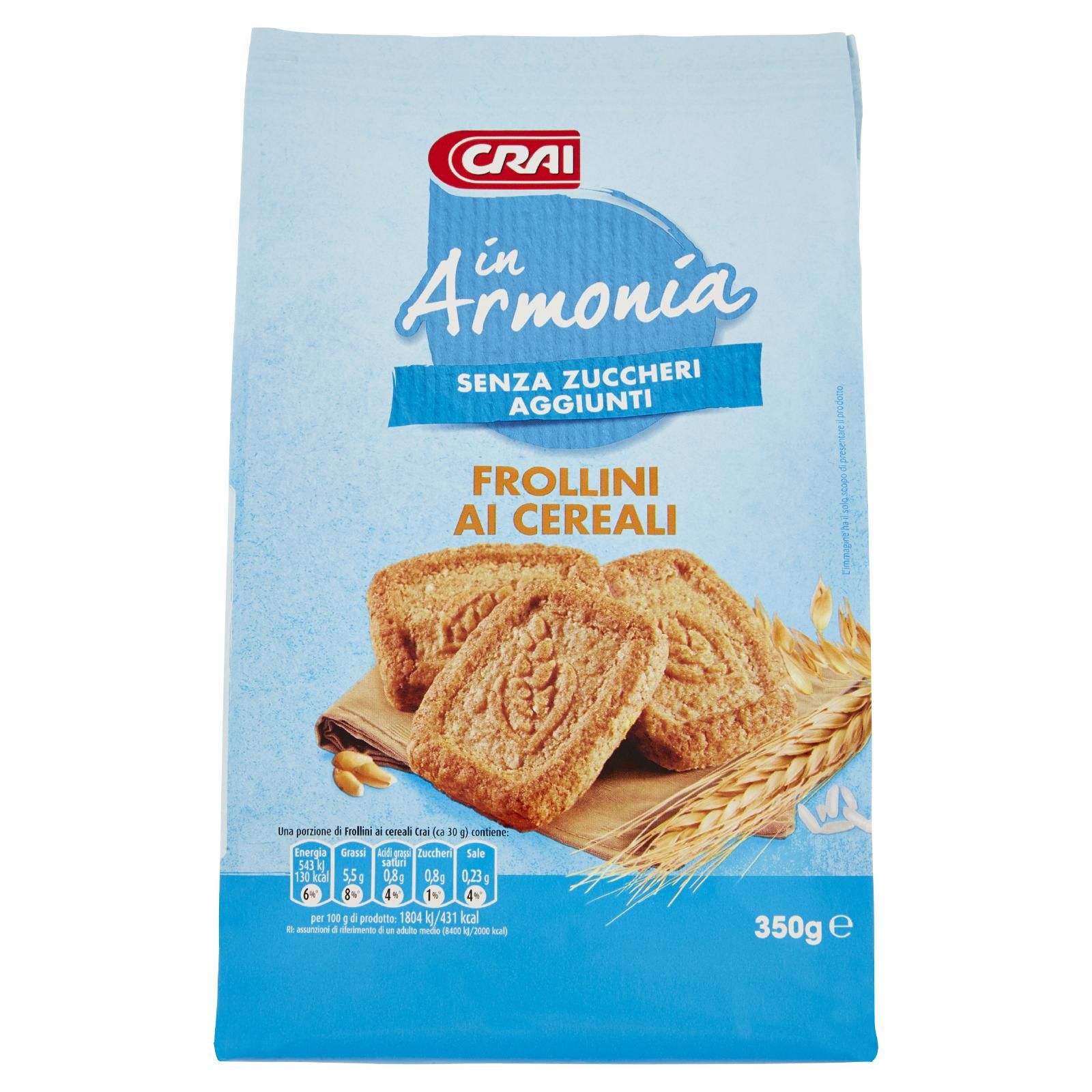Crai in Armonia Frollini ai Cereali 350 g