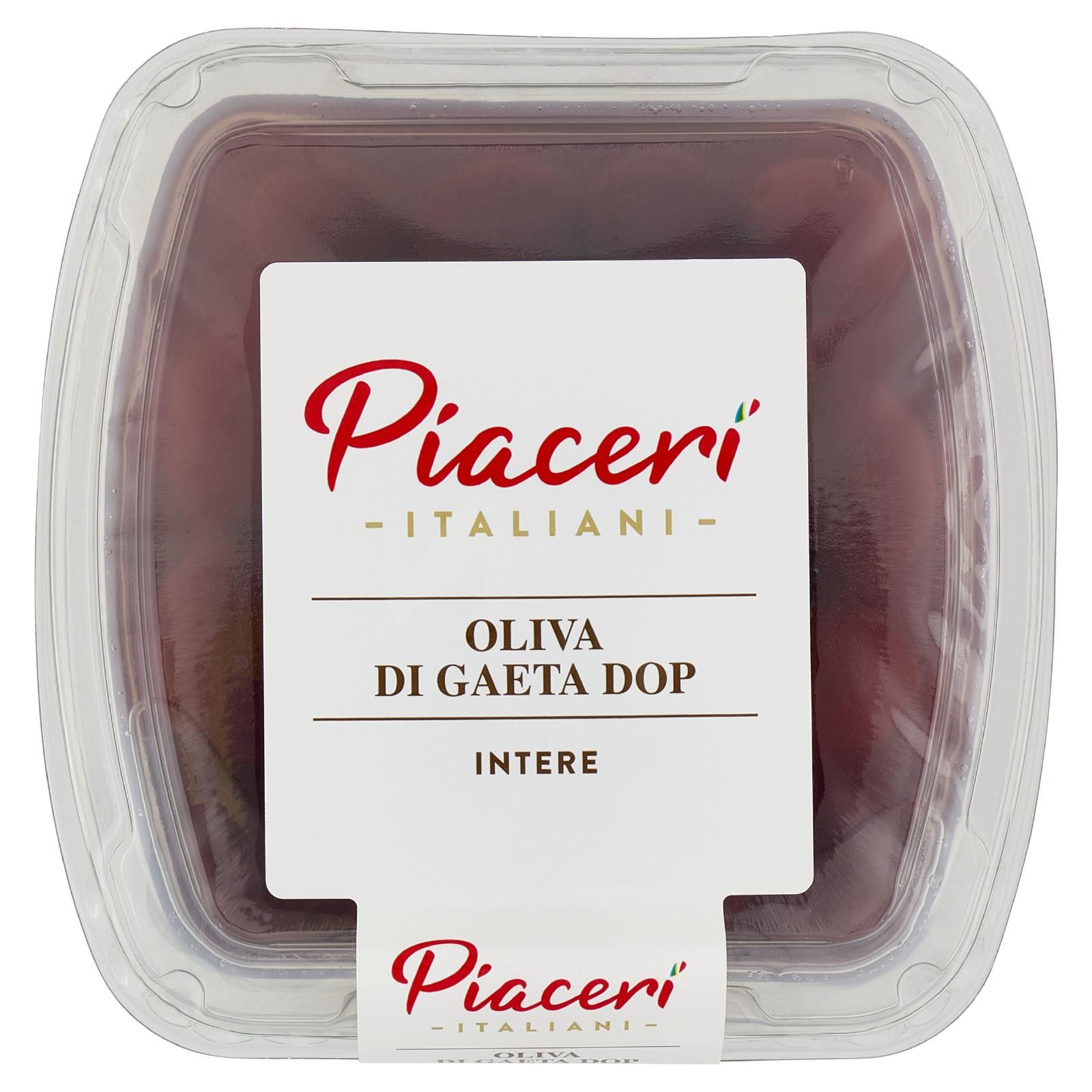 Piaceri Italiani Oliva di Gaeta DOP Intere 150 g