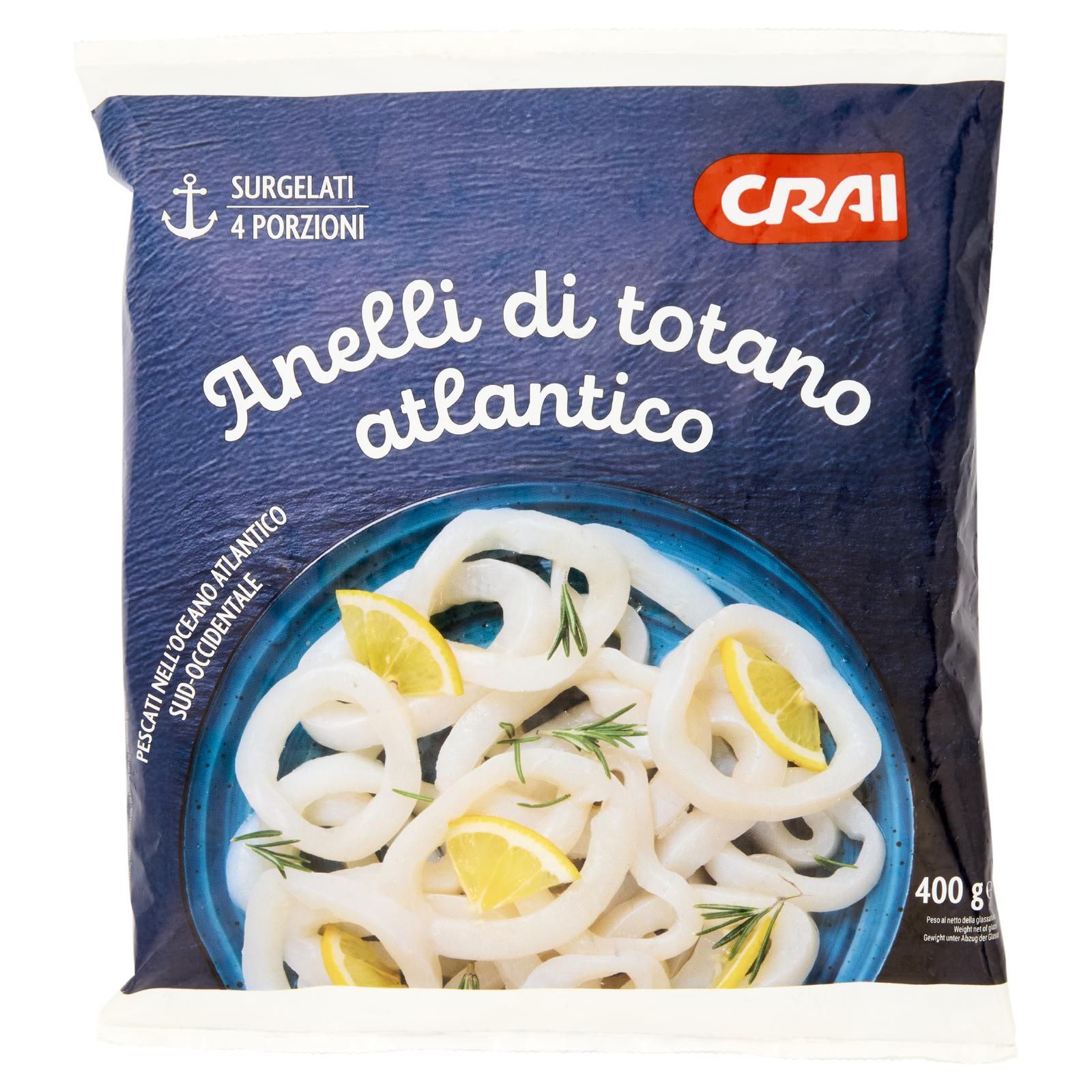 Crai Anelli di totano atlantico Surgelati 400 g