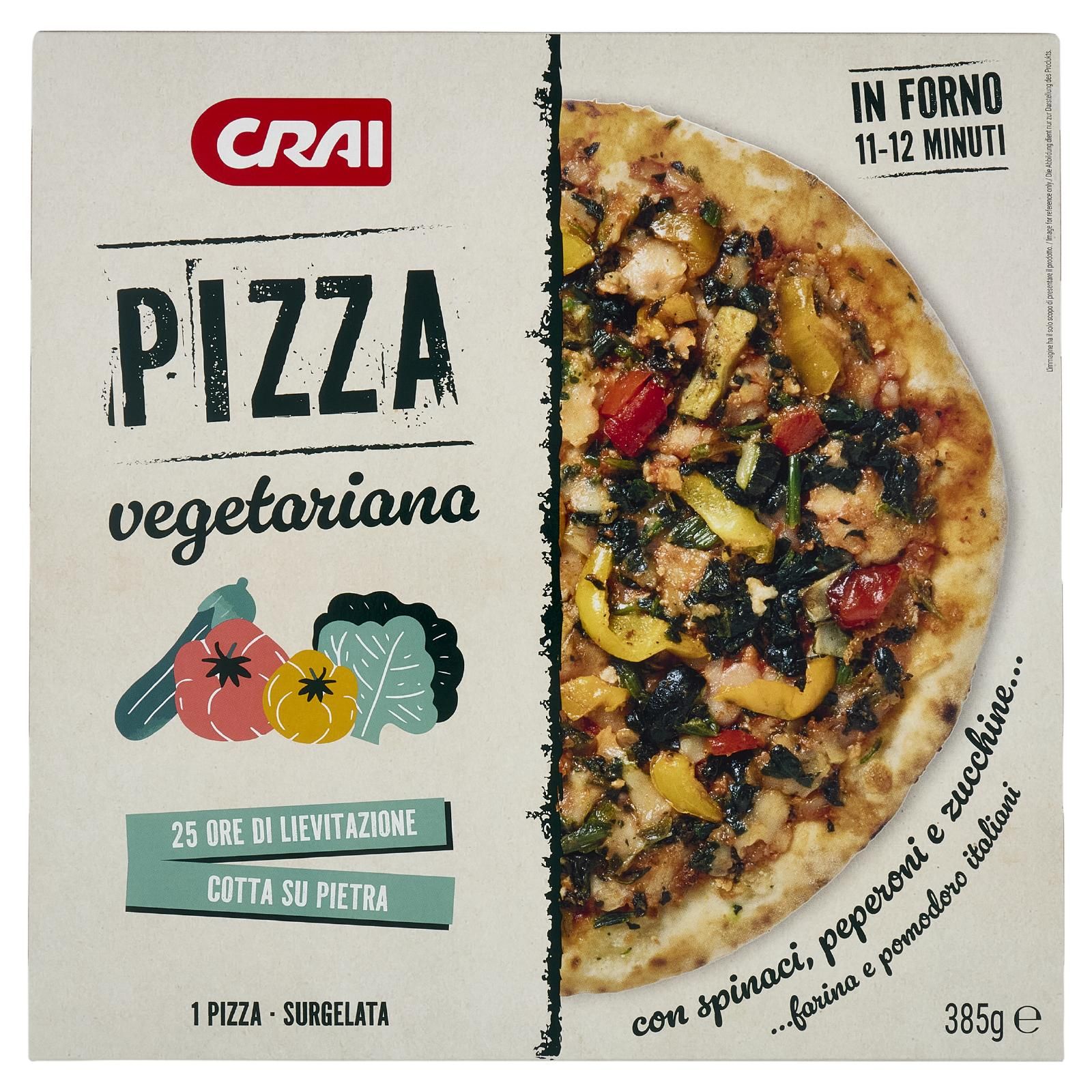 Crai Pizza vegetariana Surgelata 1 x 385 g