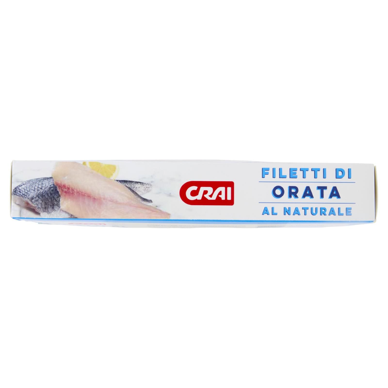 Crai Filetti di Orata al Naturale Surgelati 250 g