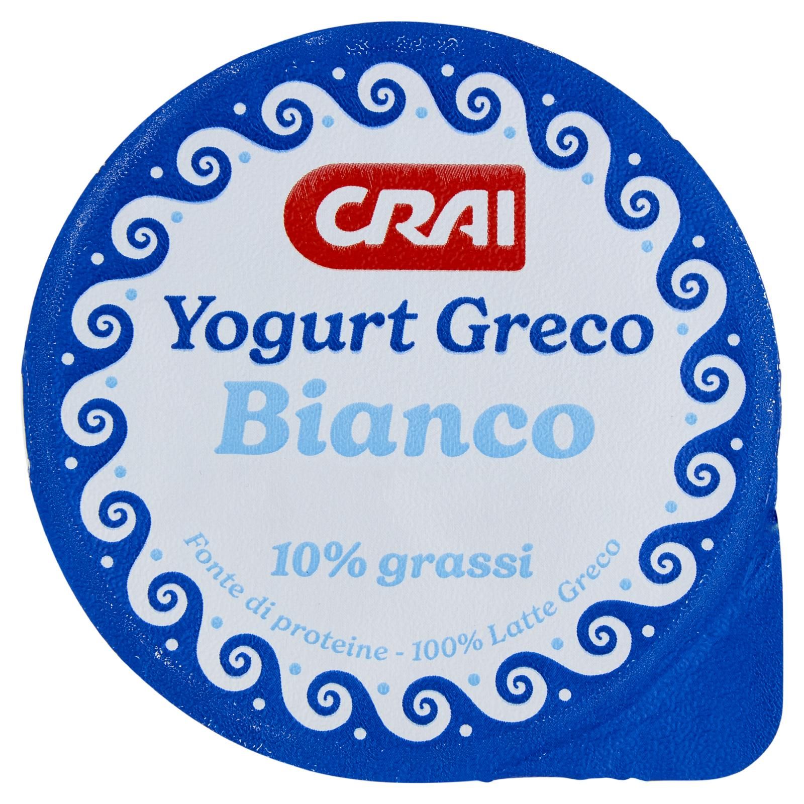 Crai Yogurt Greco Bianco 10% grassi 150 g