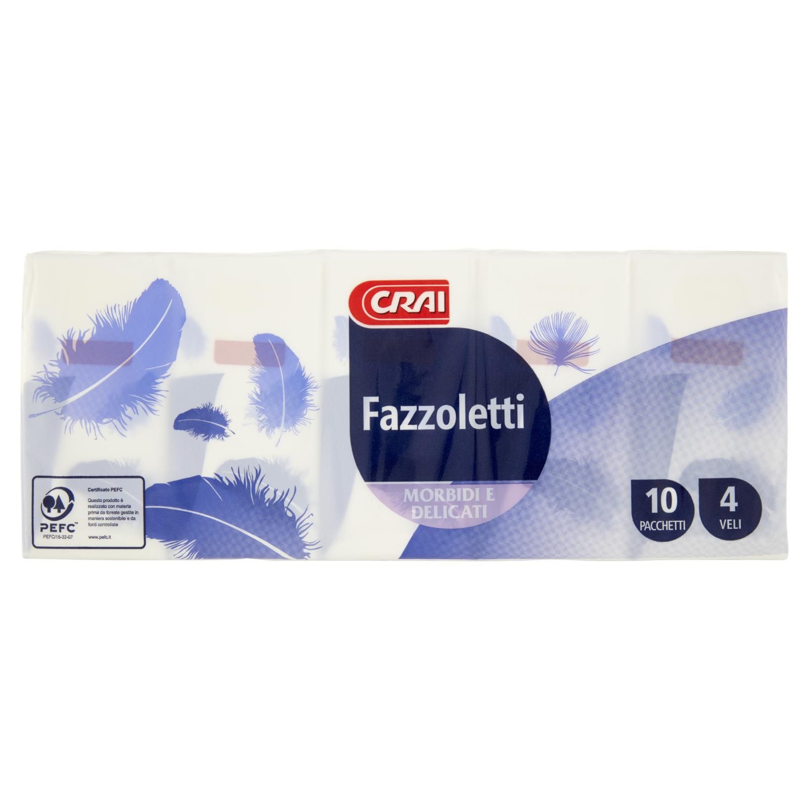 Crai Fazzoletti 4 Veli 10 pz