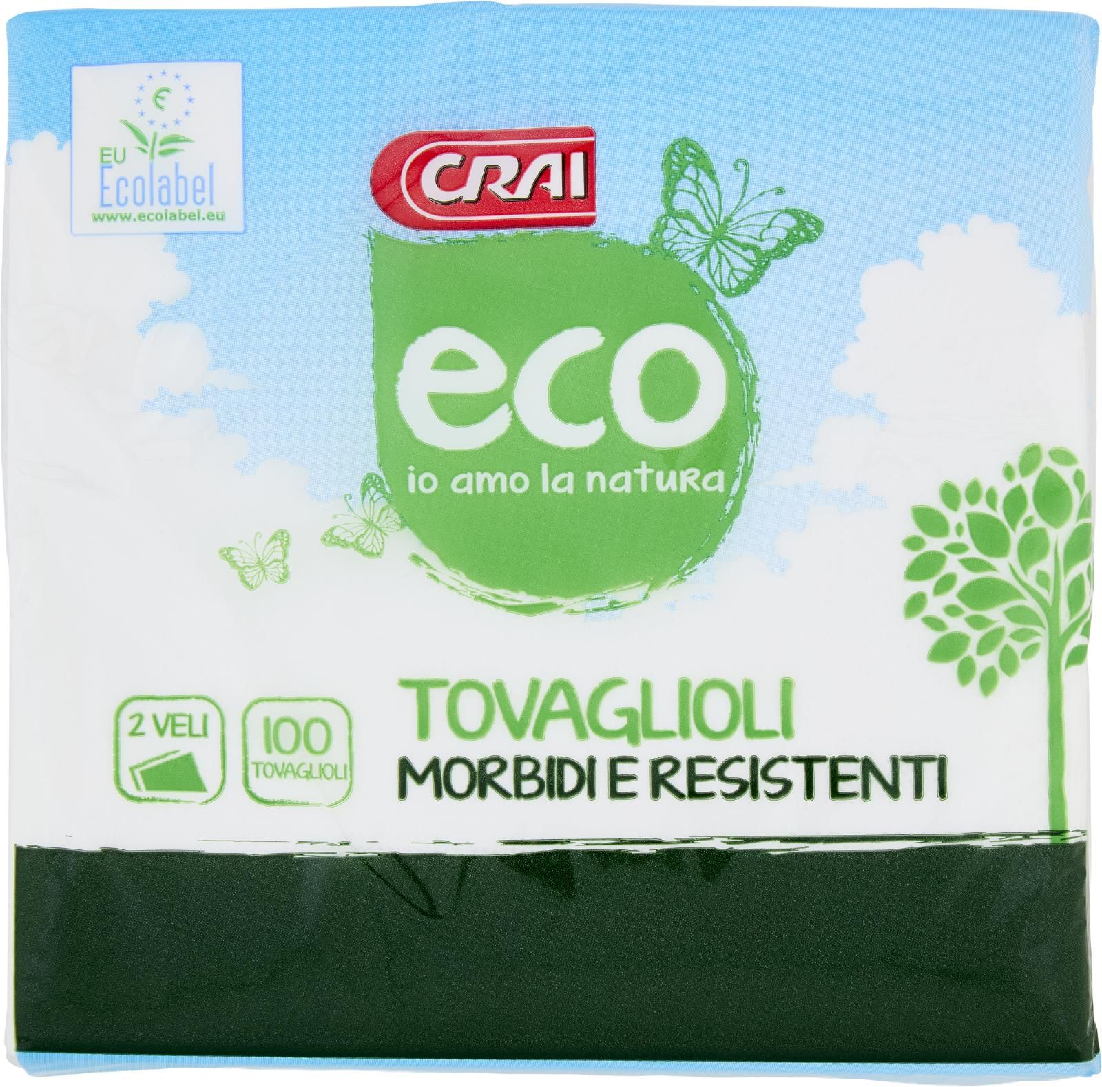 Crai eco Tovaglioli 2 Veli 100 pz
