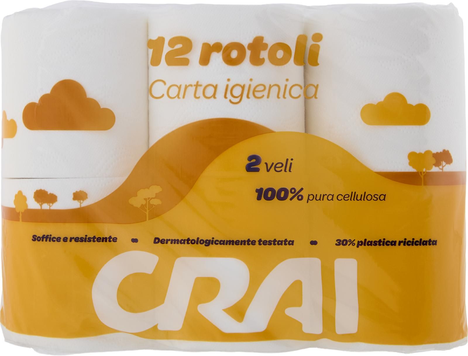 Crai Carta igienica 2 veli 12 pz