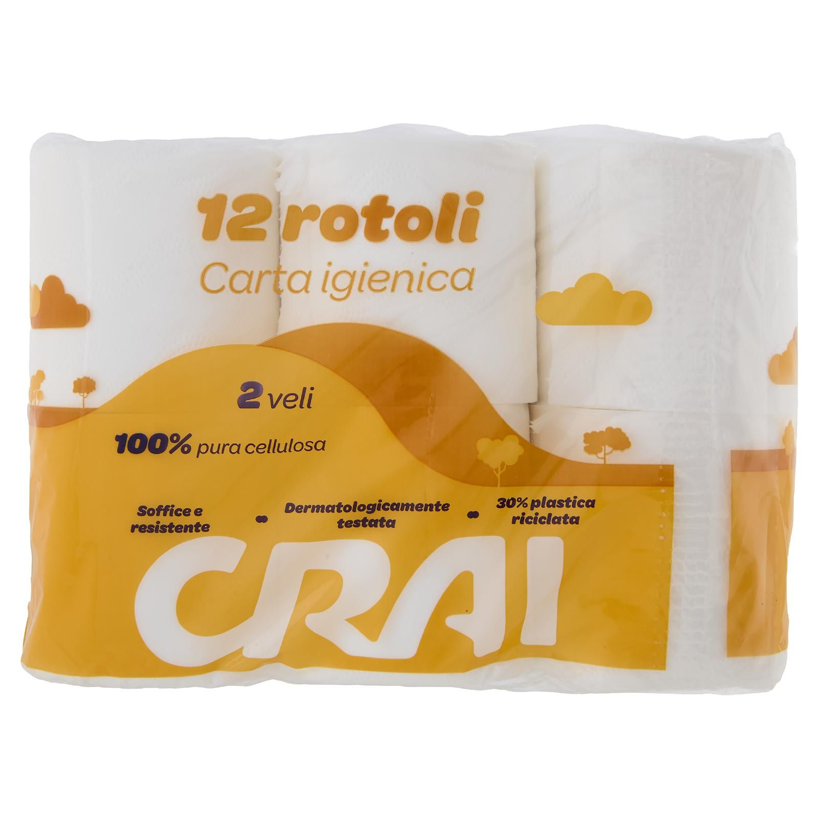 Crai Carta igienica 2 veli 12 pz