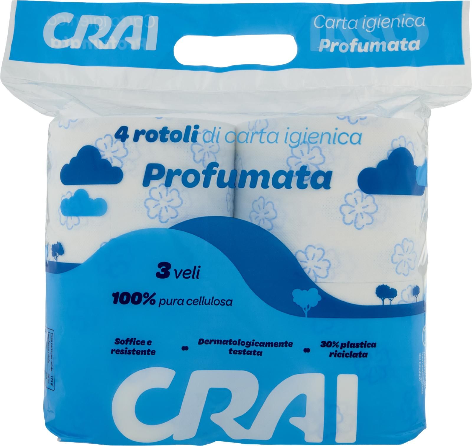 Crai carta igienica Profumata 3 veli 4 pz