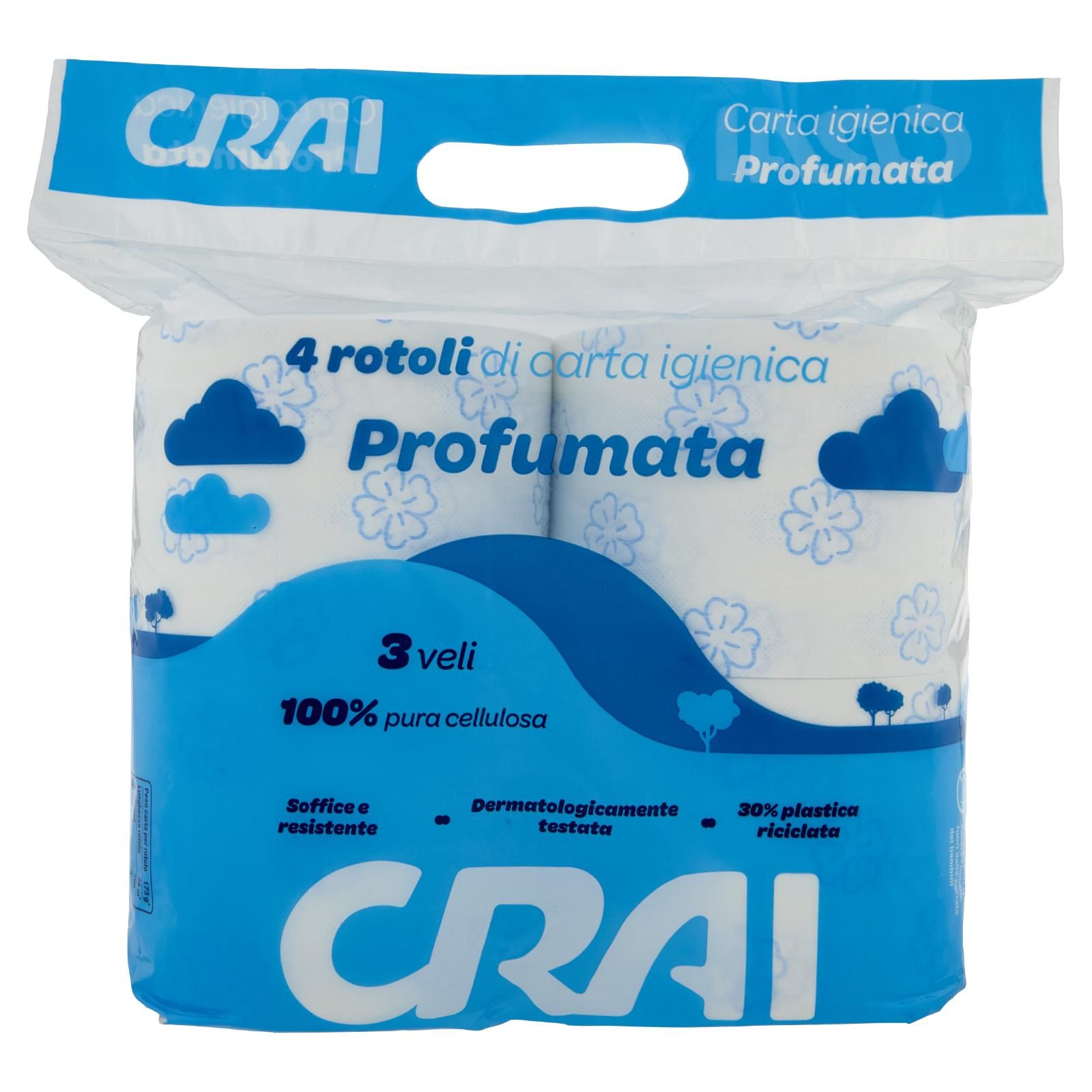 Crai carta igienica Profumata 3 veli 4 pz