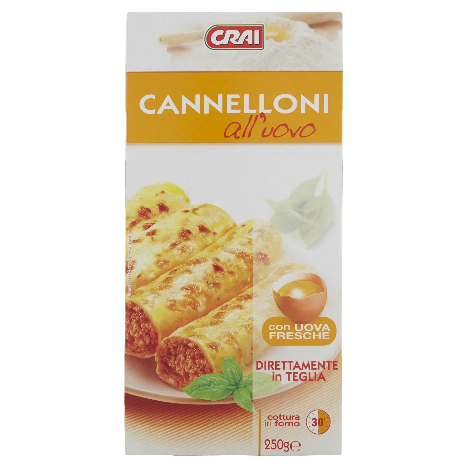 Crai Cannelloni all'uovo 250 g
