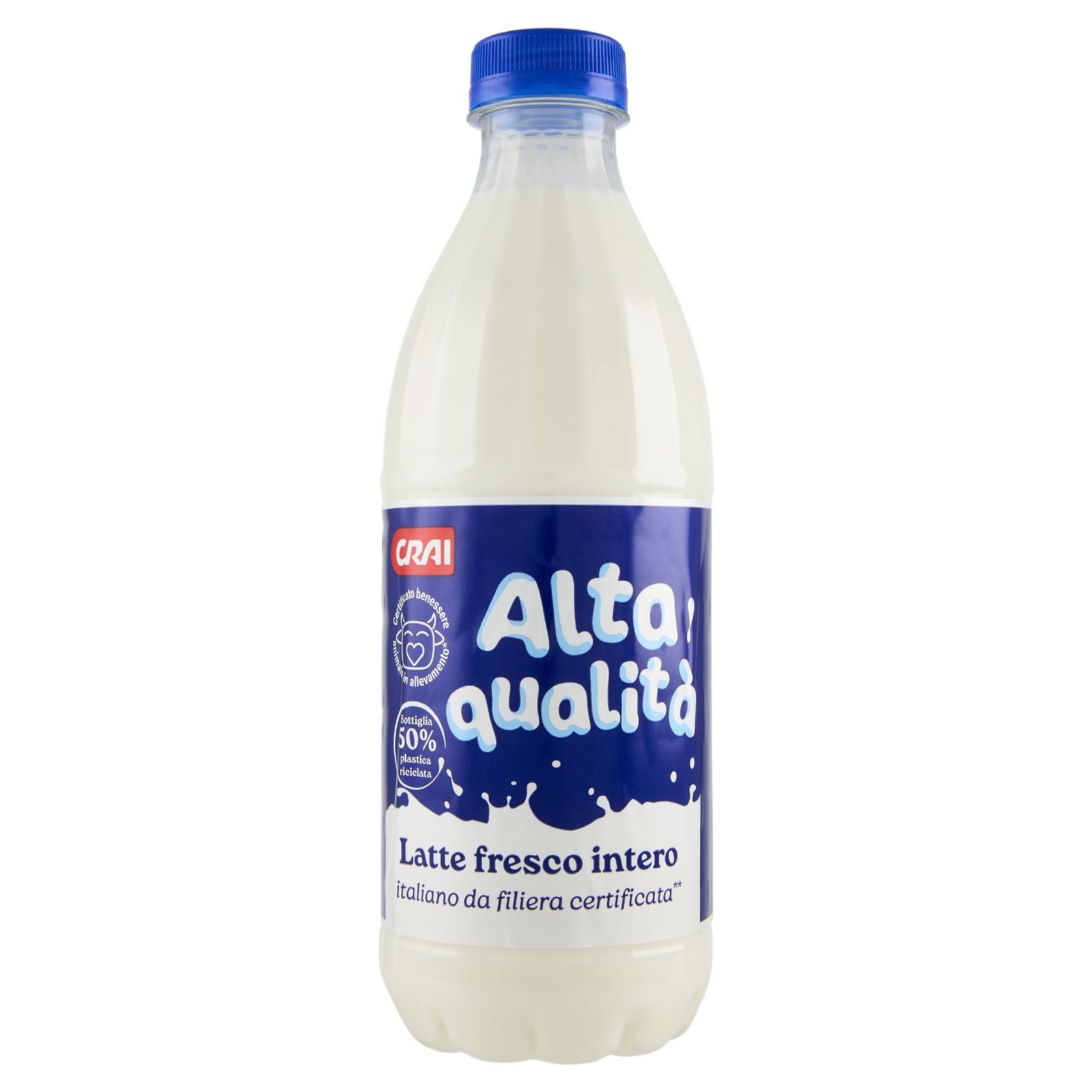 Crai Alta qualità Latte fresco intero 1 L
