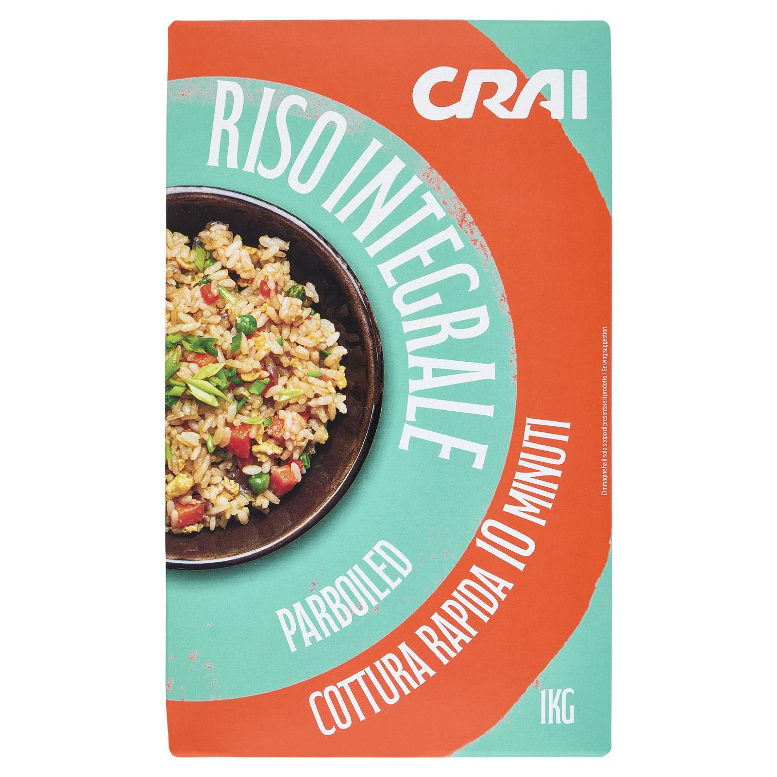 Crai Riso Integrale Parboiled 1 kg
