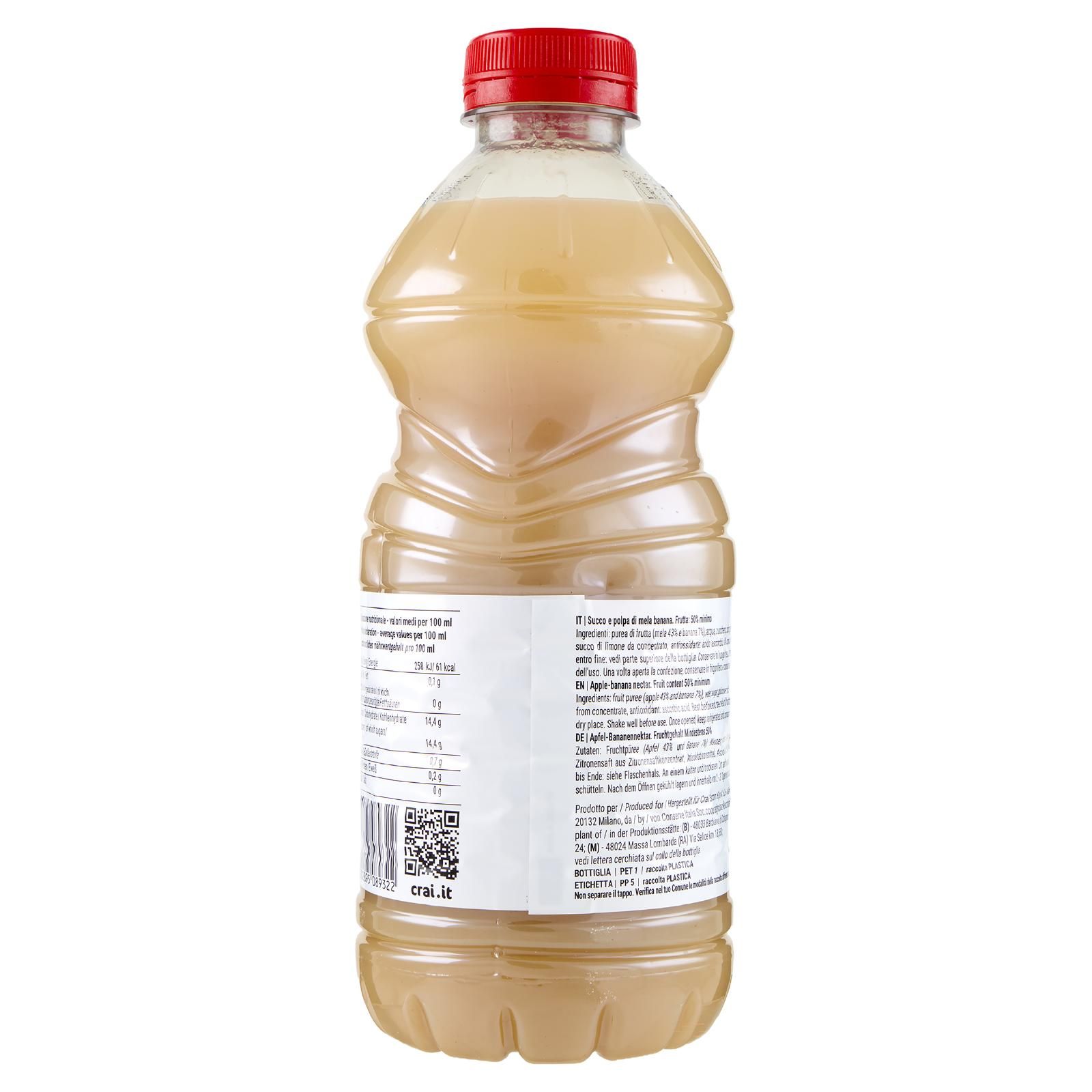 Crai Succo e Polpa Mela Banana 1 l