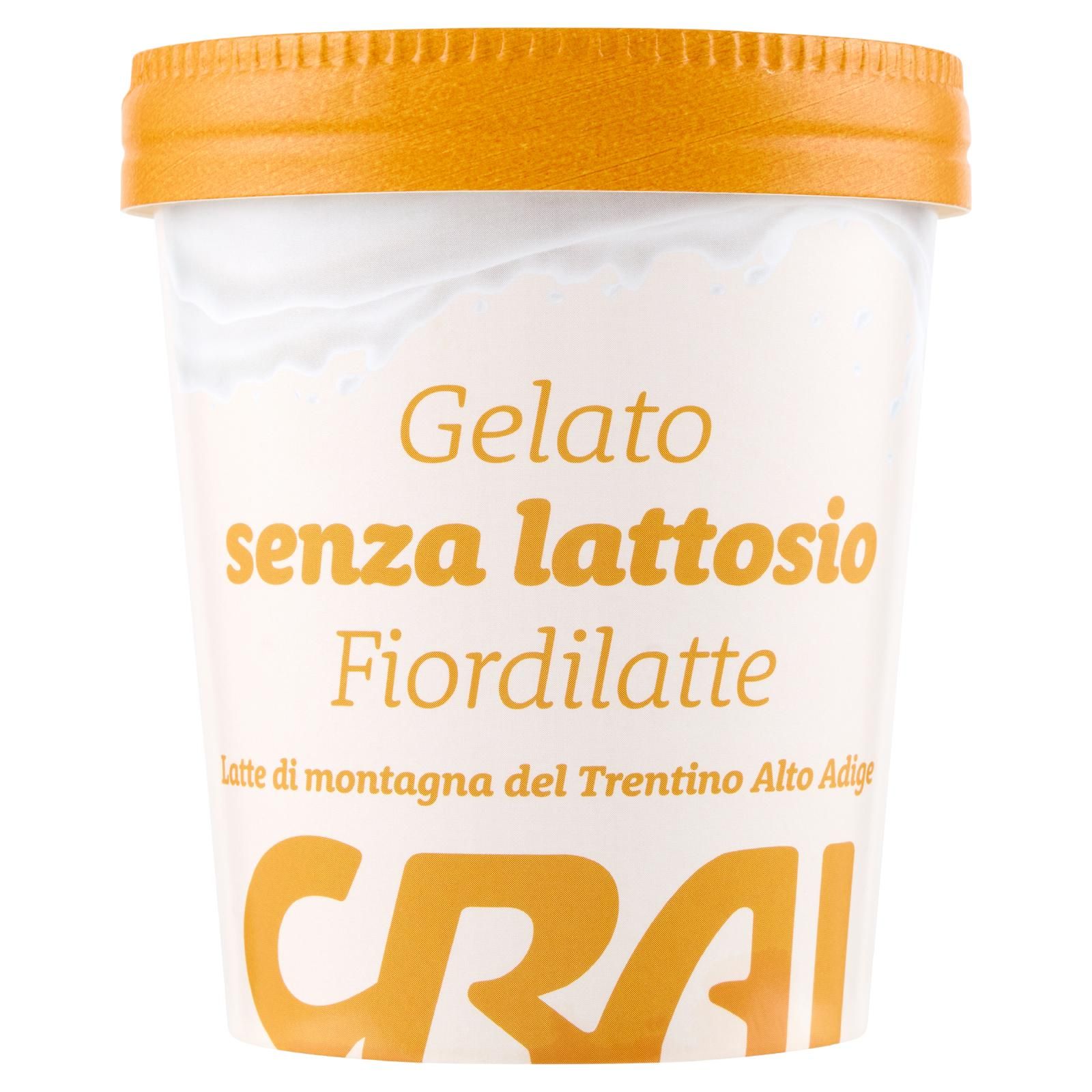 Crai Gelato senza lattosio Fiordilatte 300 g