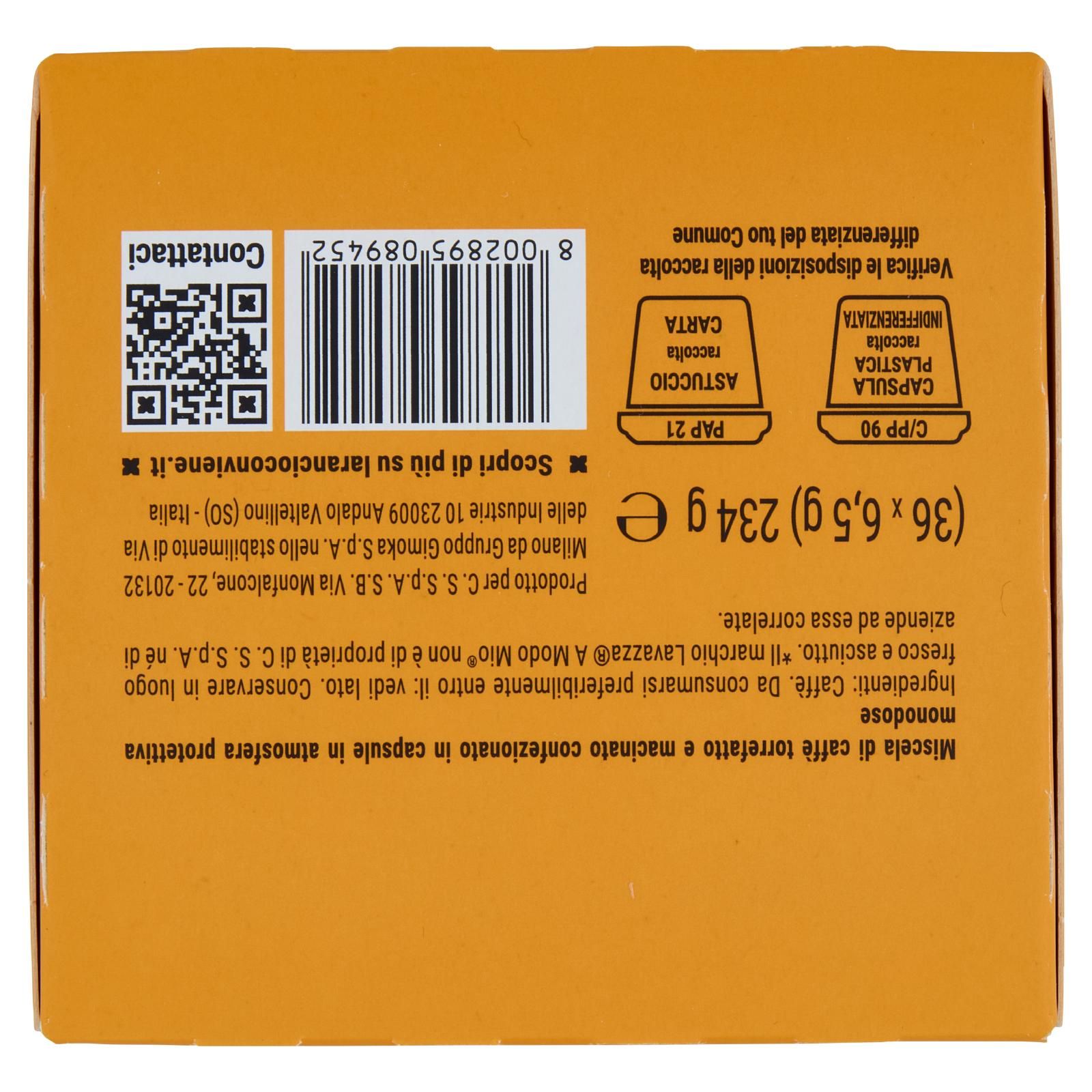 Larancio 36 Capsule compatibili Lavazza* a Modo Mio* 234 g