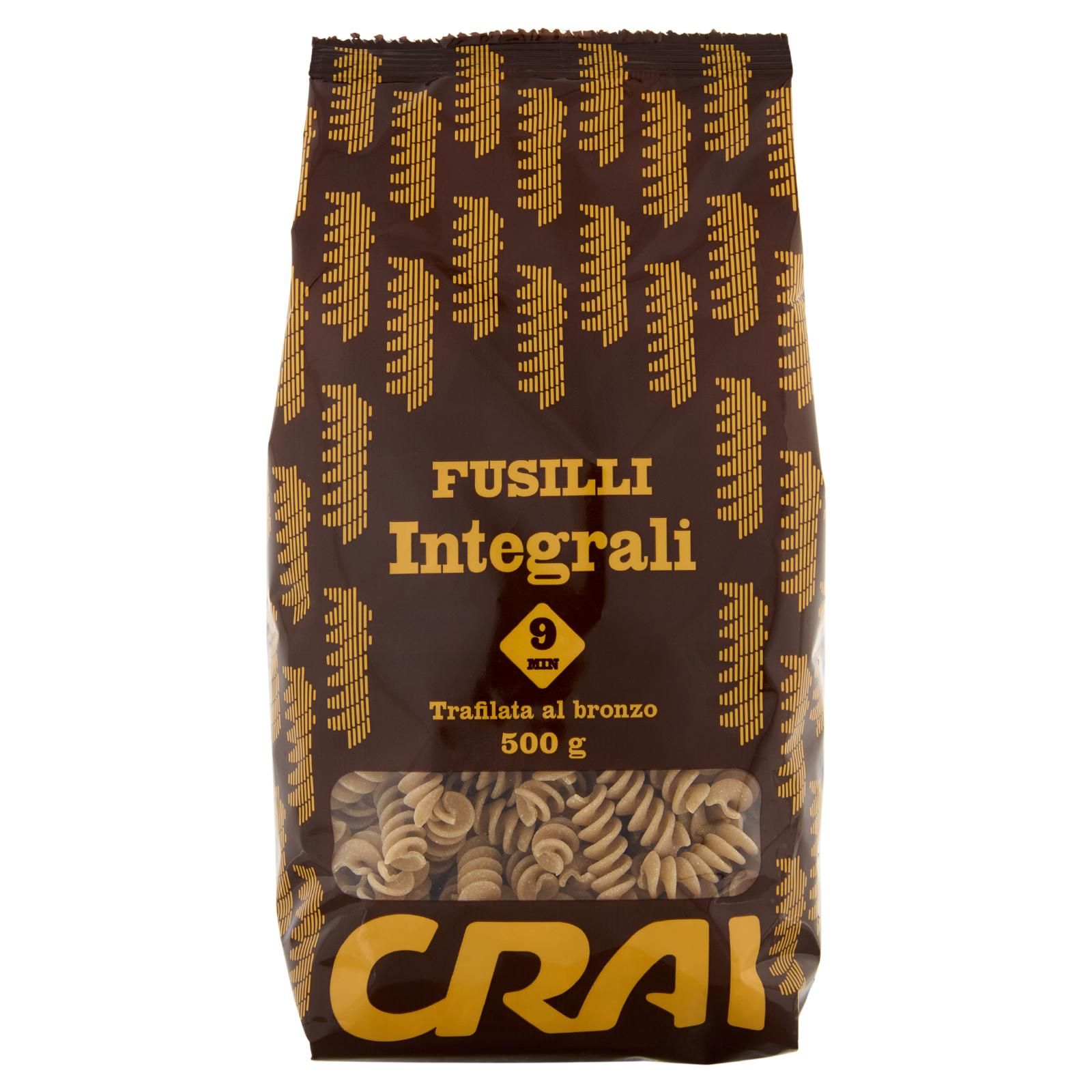 Crai Fusilli Integrali Trafilata al Bronzo 500 g