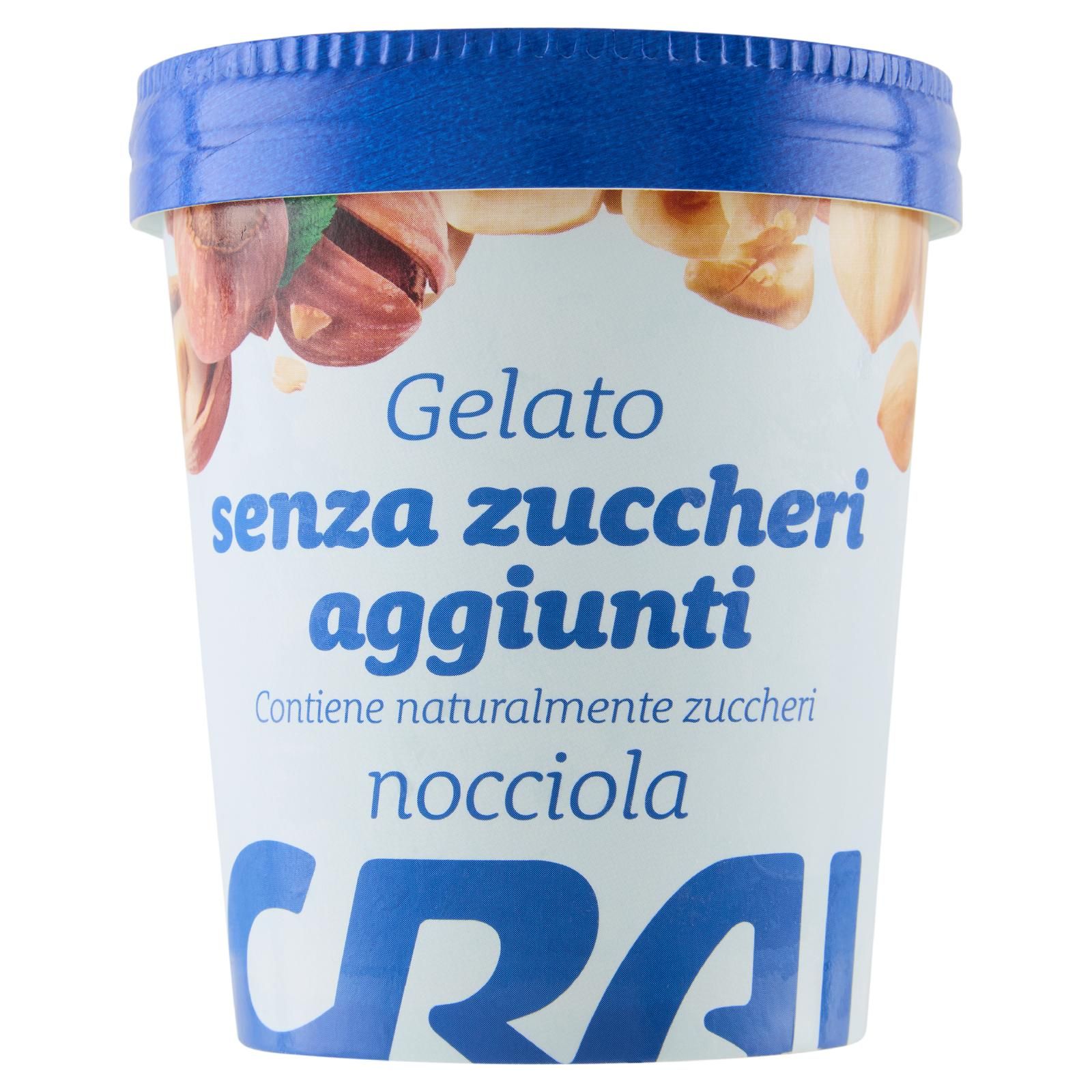 Crai Gelato senza zuccheri aggiunti nocciola 250 g