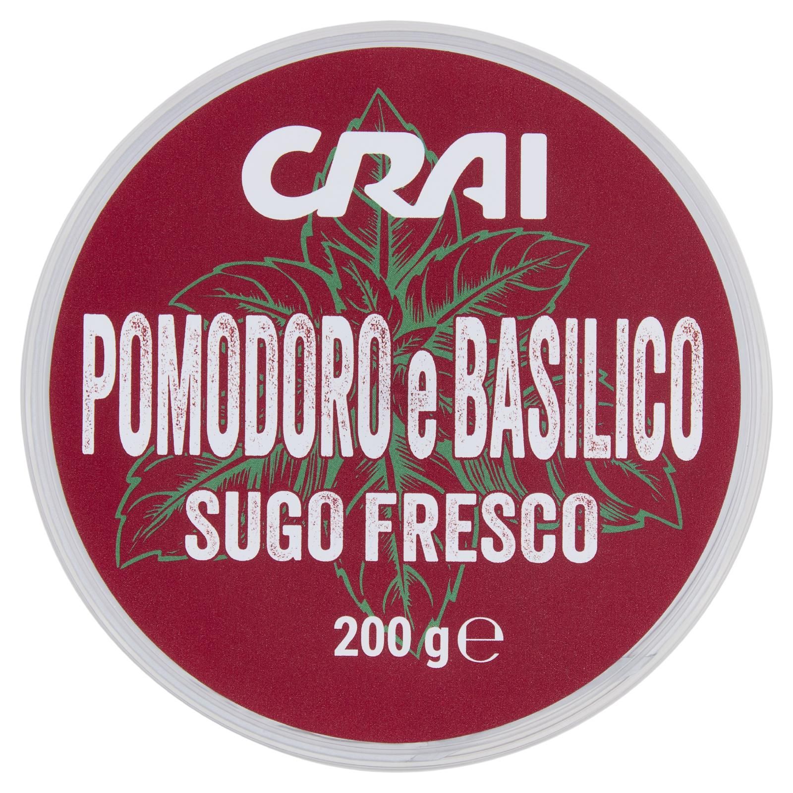 Crai Pomodoro e Basilico Sugo Fresco 200 g