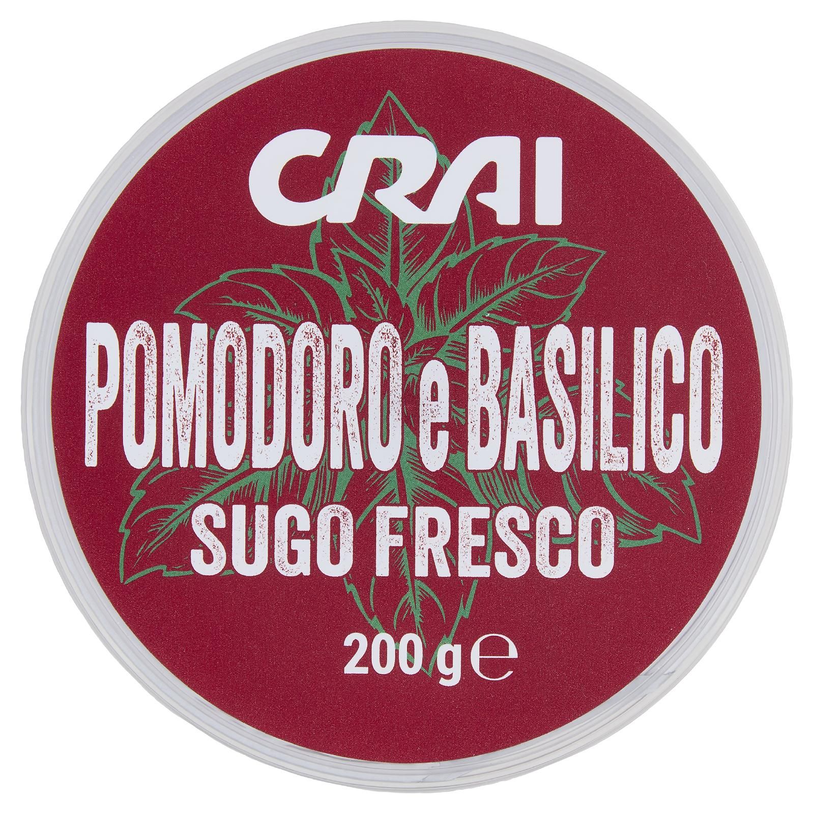 Crai Pomodoro e Basilico Sugo Fresco 200 g