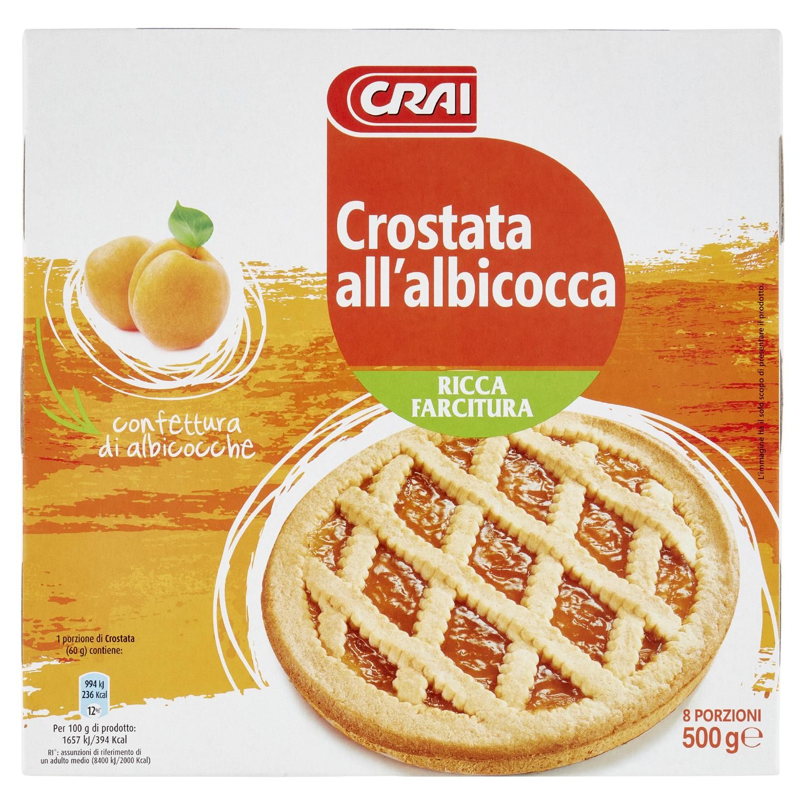Crai Crostata all'albicocca 500 g