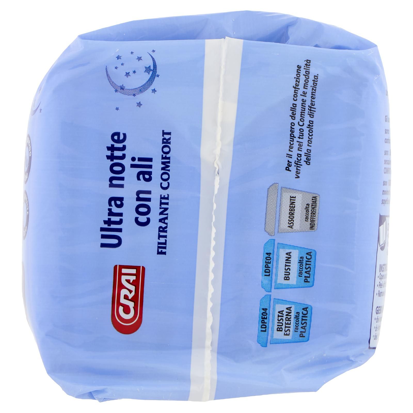 Crai Ultra notte con ali 10 pz