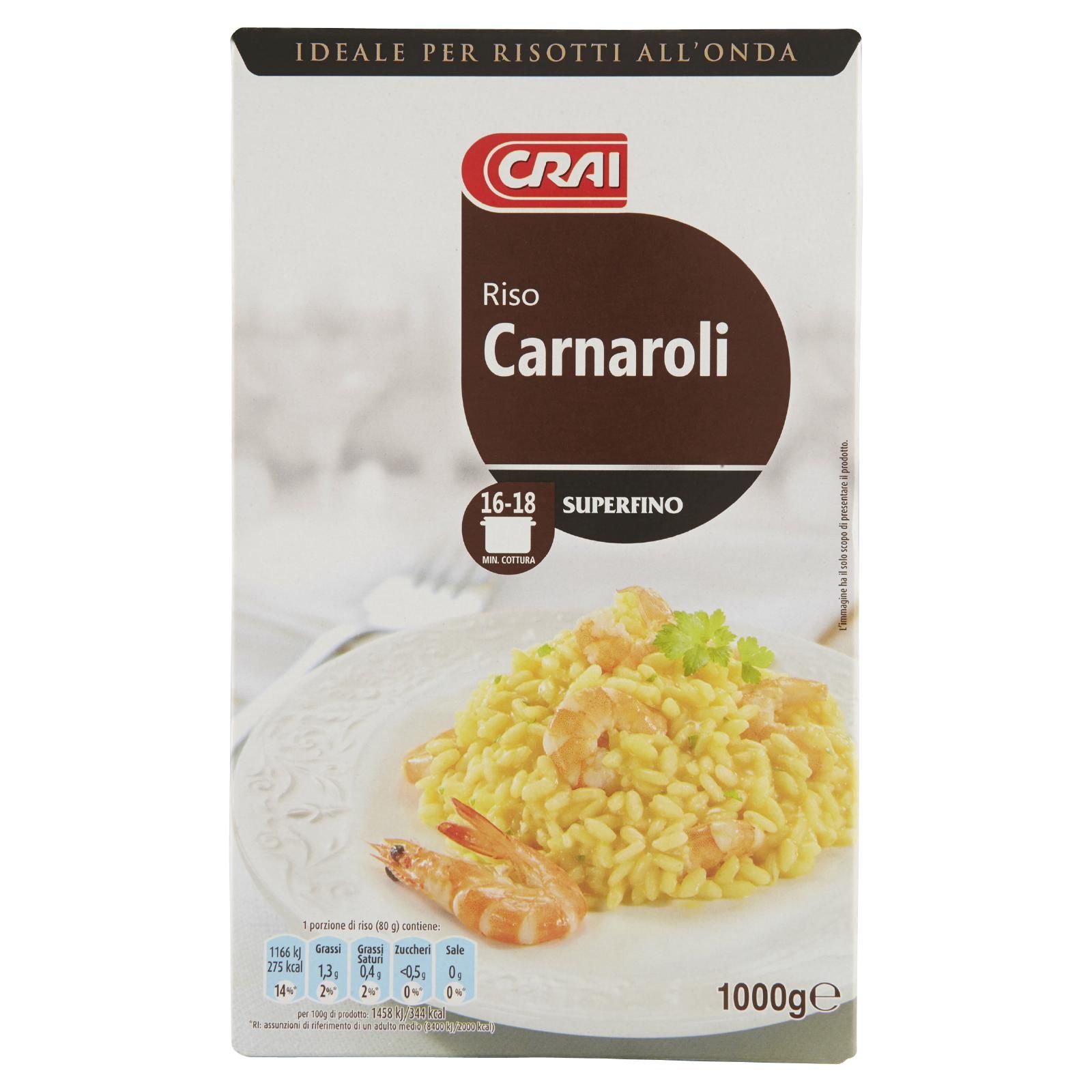Crai Riso Carnaroli Superfino 1000 g